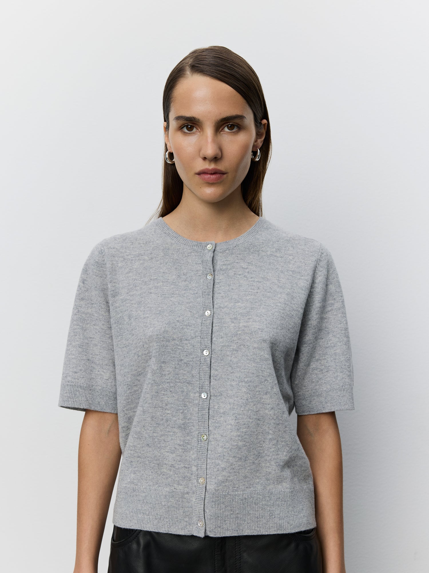Sofie Schnoor WOMEN SUNASW CARDIGAN Cardigan 8010 Grey melange