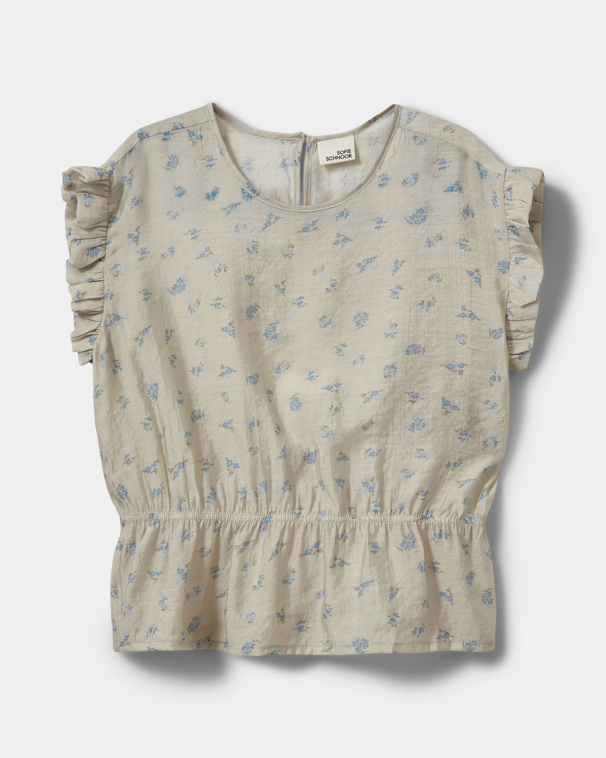 Sofie Schnoor YOUNG SamilaSY Top Skjorte 5020 Blue AOP