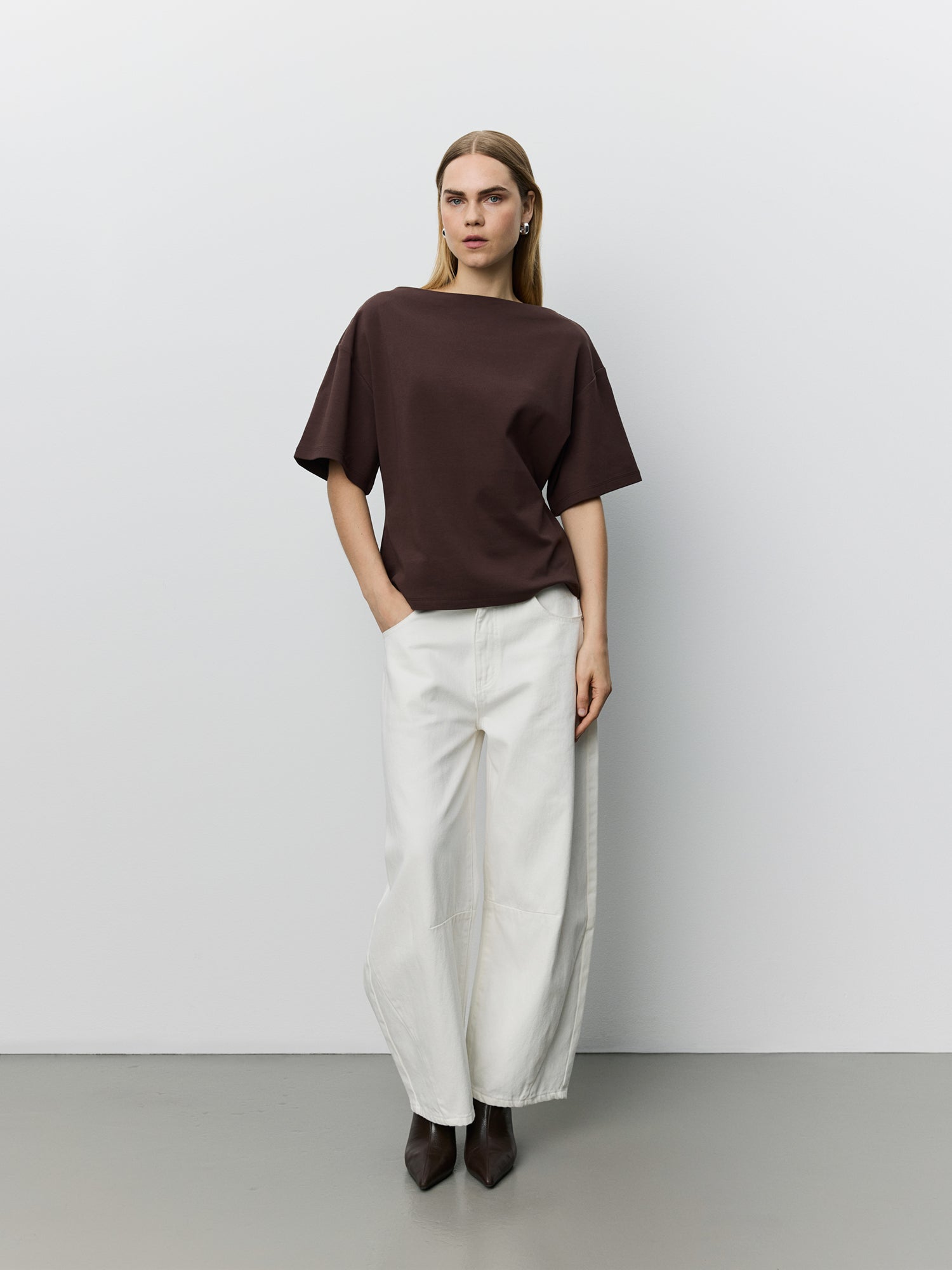 Sofie Schnoor WOMEN TEASW T-SHIRT T-shirt 7025 Dark brown
