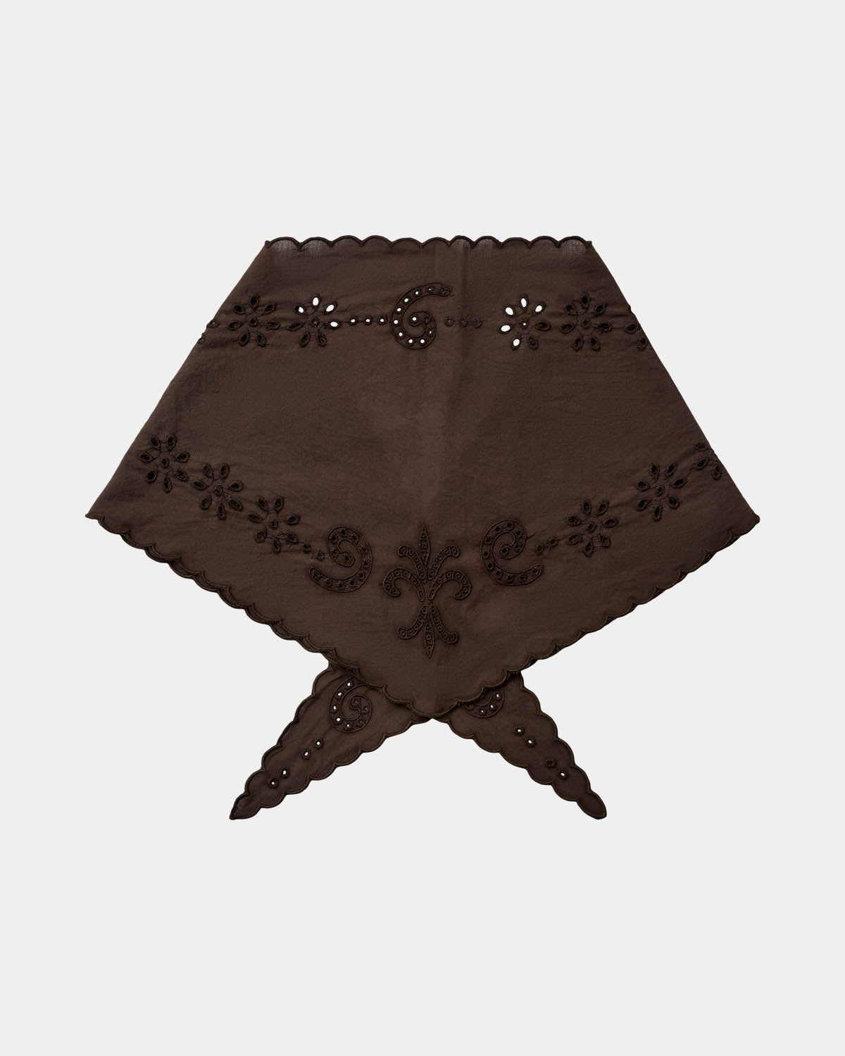 Sofie Schnoor YOUNG THEASY SCARF Tørklæde 7080 Dark brown