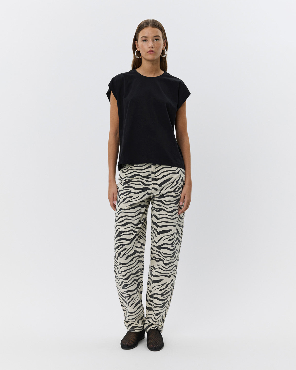 Sofie Schnoor WOMEN TOKYOSW ZEBRA JEANS Jeans 2026 Light yellow