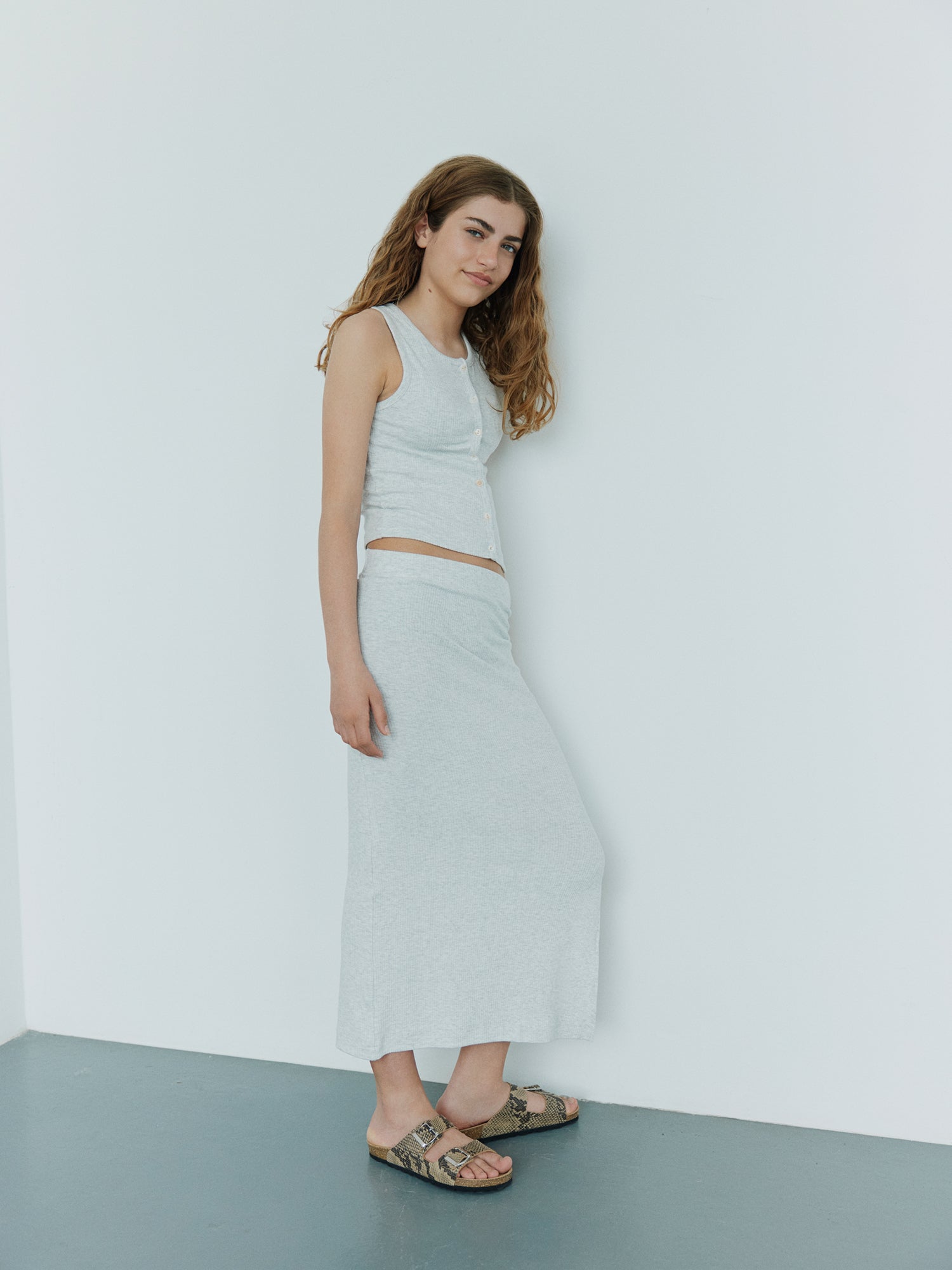 Sofie Schnoor YOUNG TamiliaSY Top Top 8018 Light grey