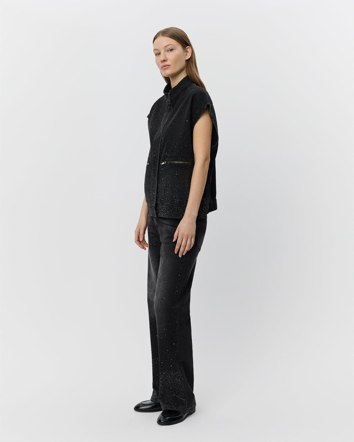Sofie Schnoor WOMEN VEGASW VEST Vest 1015 Washed black