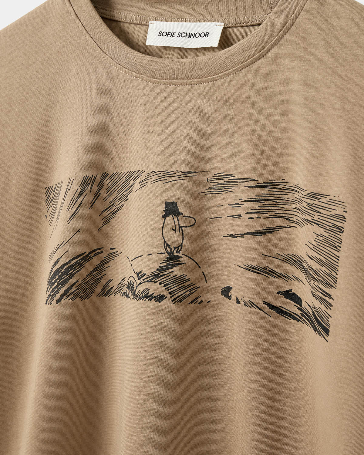Sofie Schnoor WOMEN VERASW MOOMIN BOXY T-SHIRT T-shirt 7001 Sand