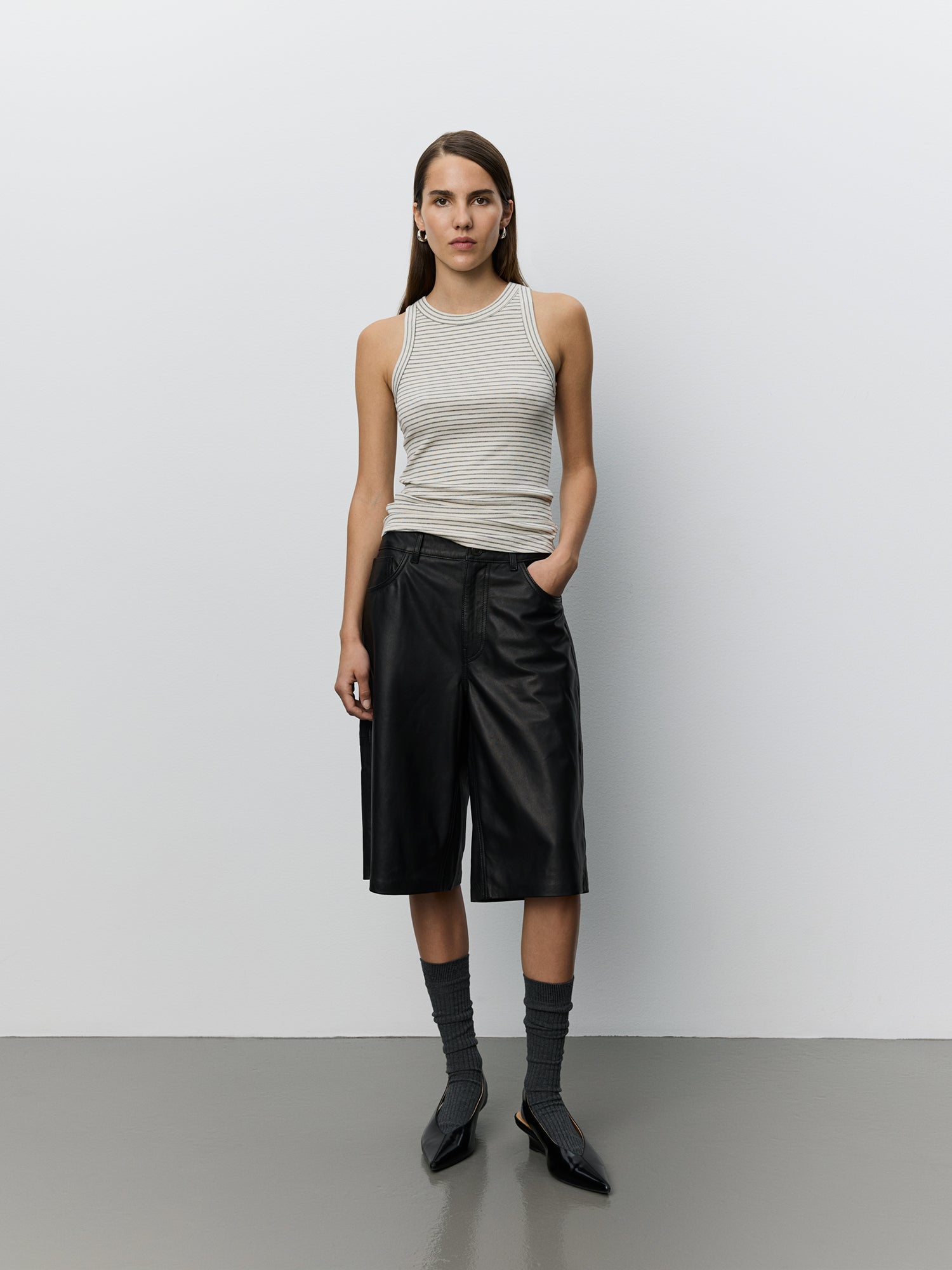 Sofie Schnoor WOMEN VOKESW LÆDERSHORTS Shorts 1000 Black