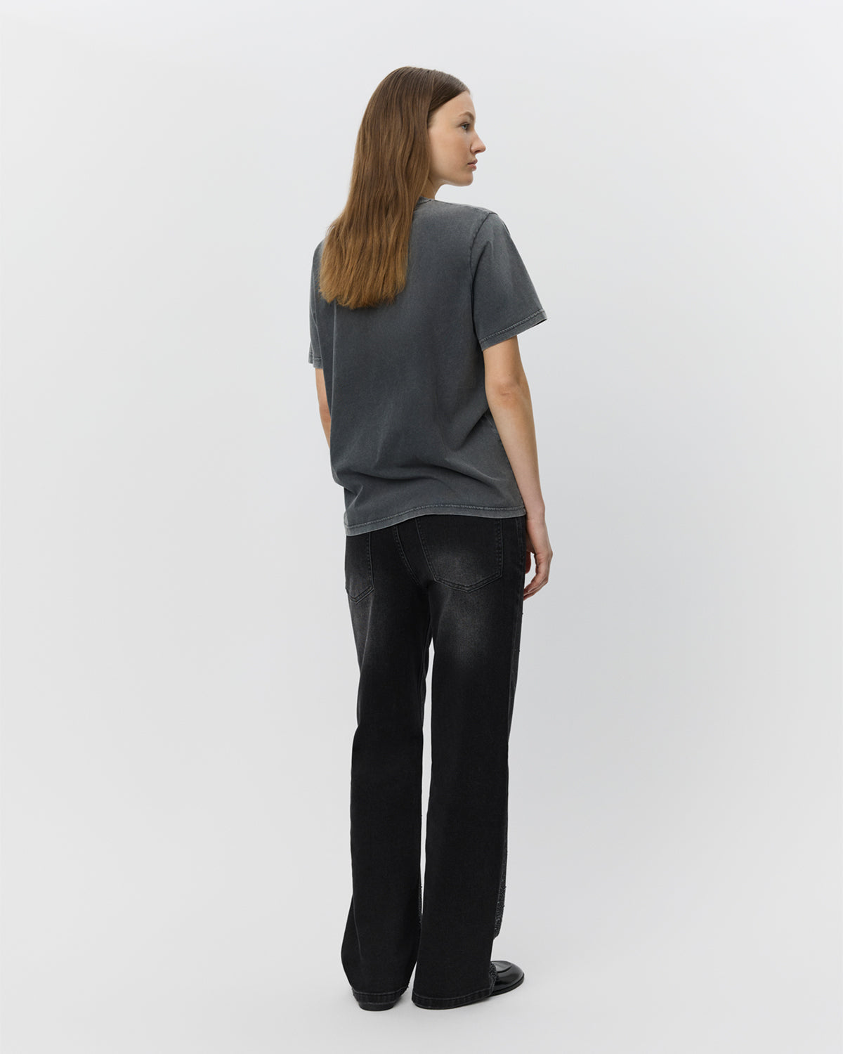 Sofie Schnoor WOMEN ZENASW T-SHIRT T-shirt 1022 Stone washed black