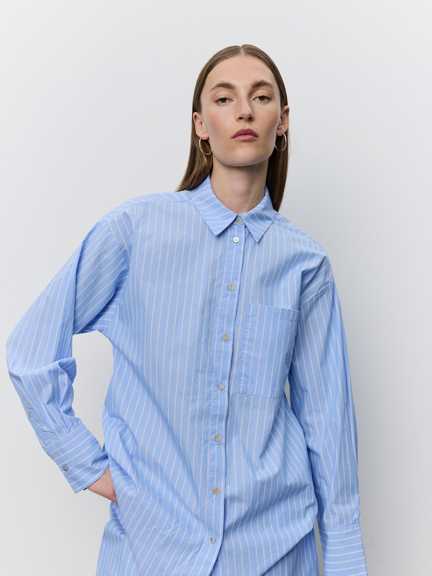 Sofie Schnoor WOMEN ADALENESW SKJORTE Skjorte 5094 Light Blue striped