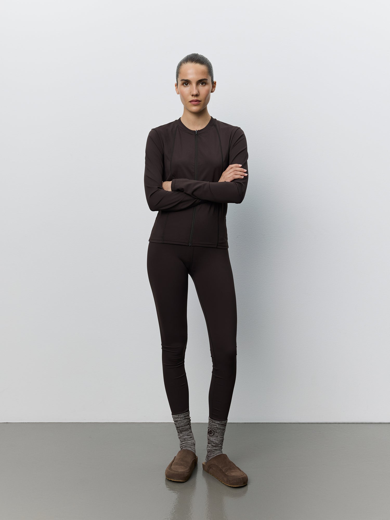 Sofie Schnoor SPORT ADELASPO LEGGINGS Leggings 7025 Dark brown