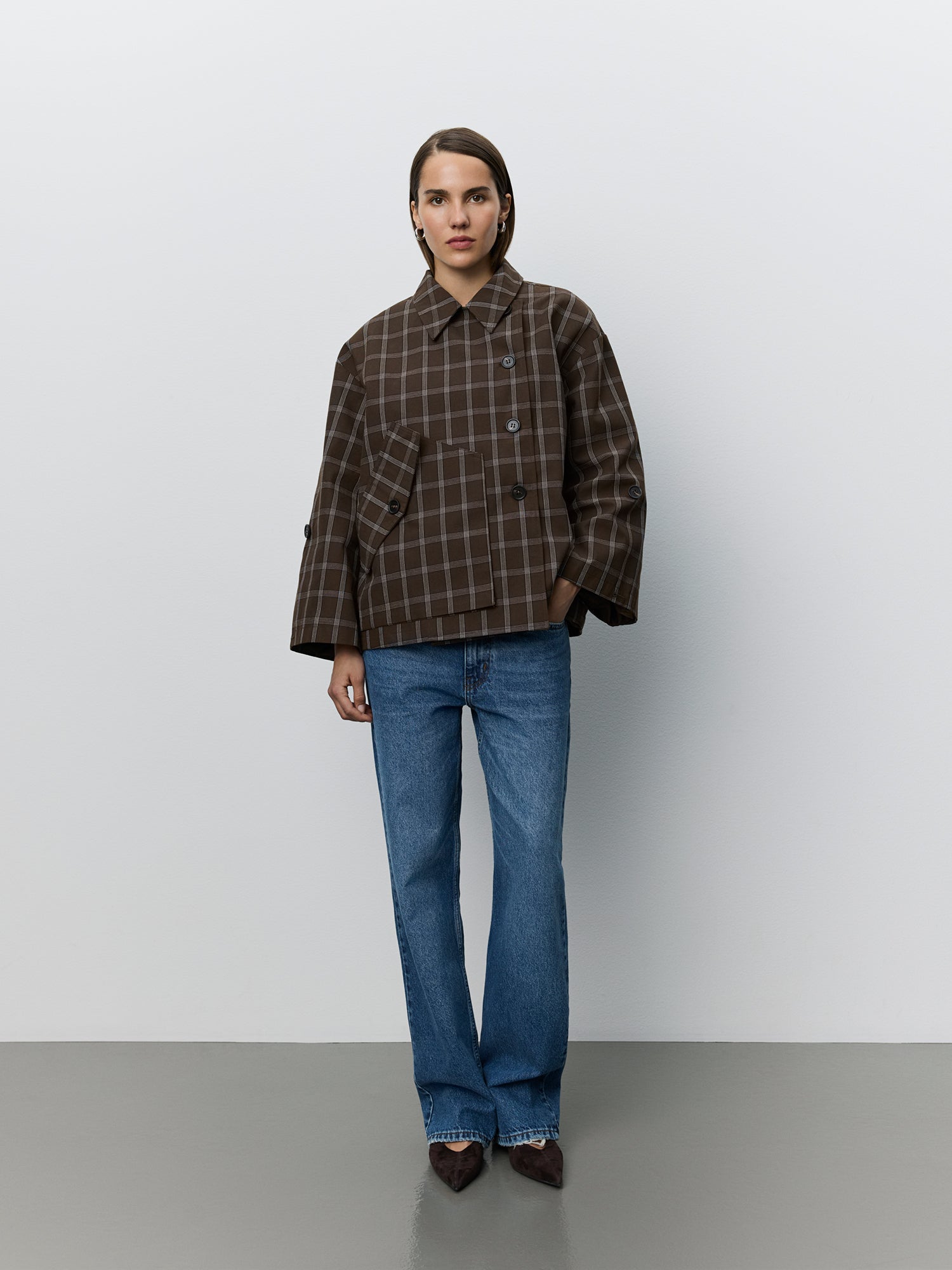 Sofie Schnoor WOMEN AGATHASW JAKKE Jakke 9147 Brown Check