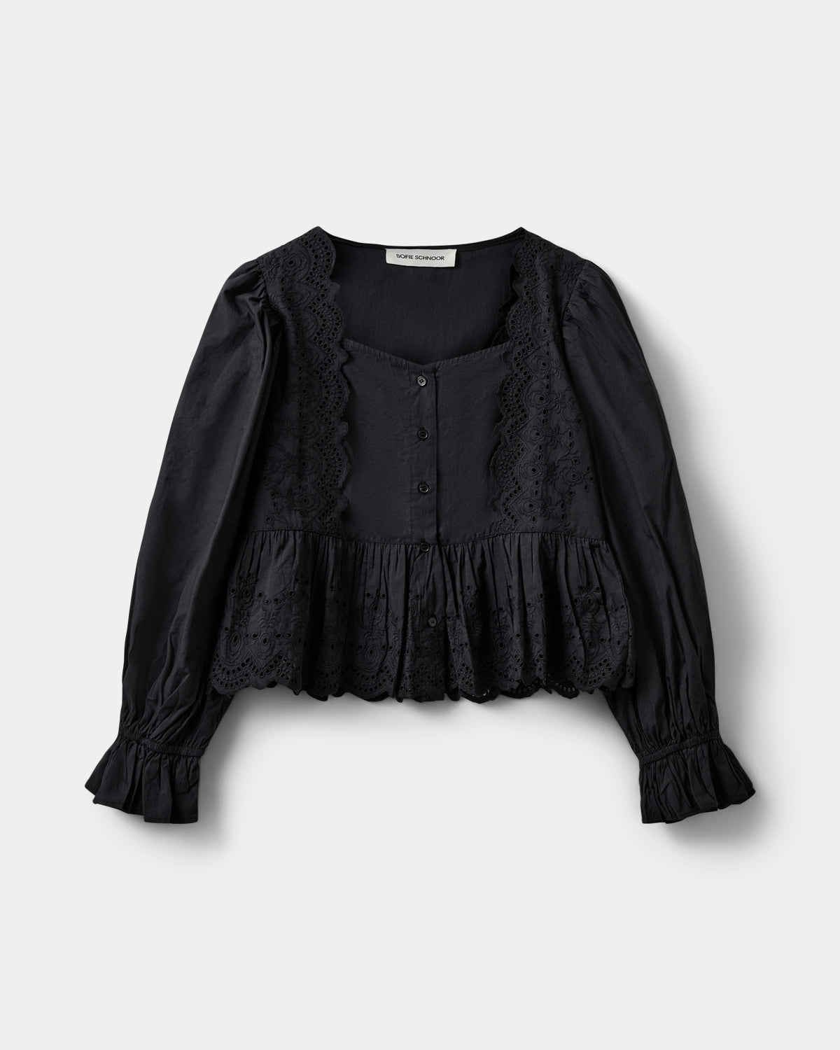 Sofie Schnoor WOMEN ARIASW BRODERET ANGLAISE SKJORTE Skjorte 1000 Black