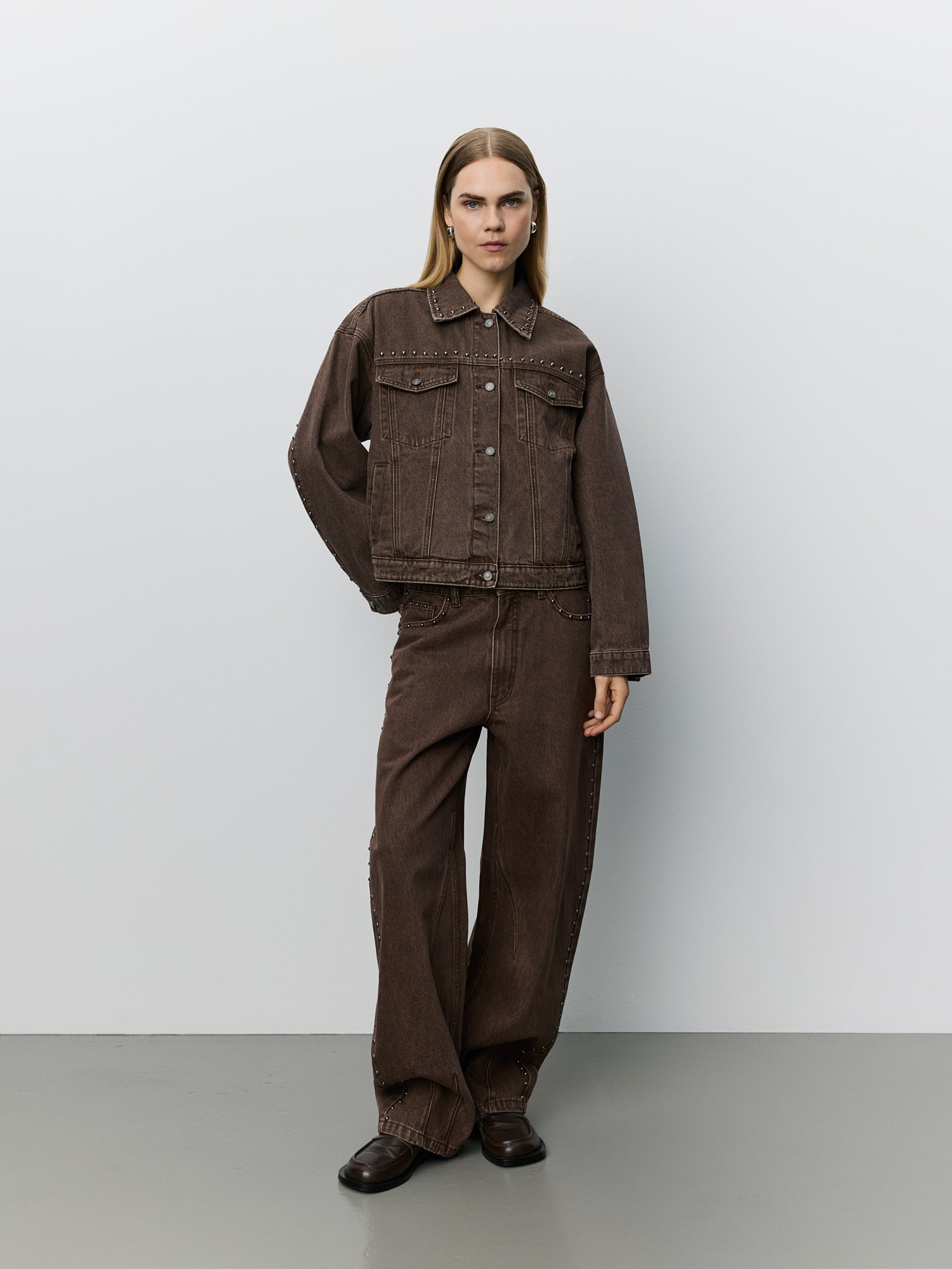 Sofie Schnoor WOMEN AUDRISW DENIMJAKKE Jakke 9099 Middle Brown