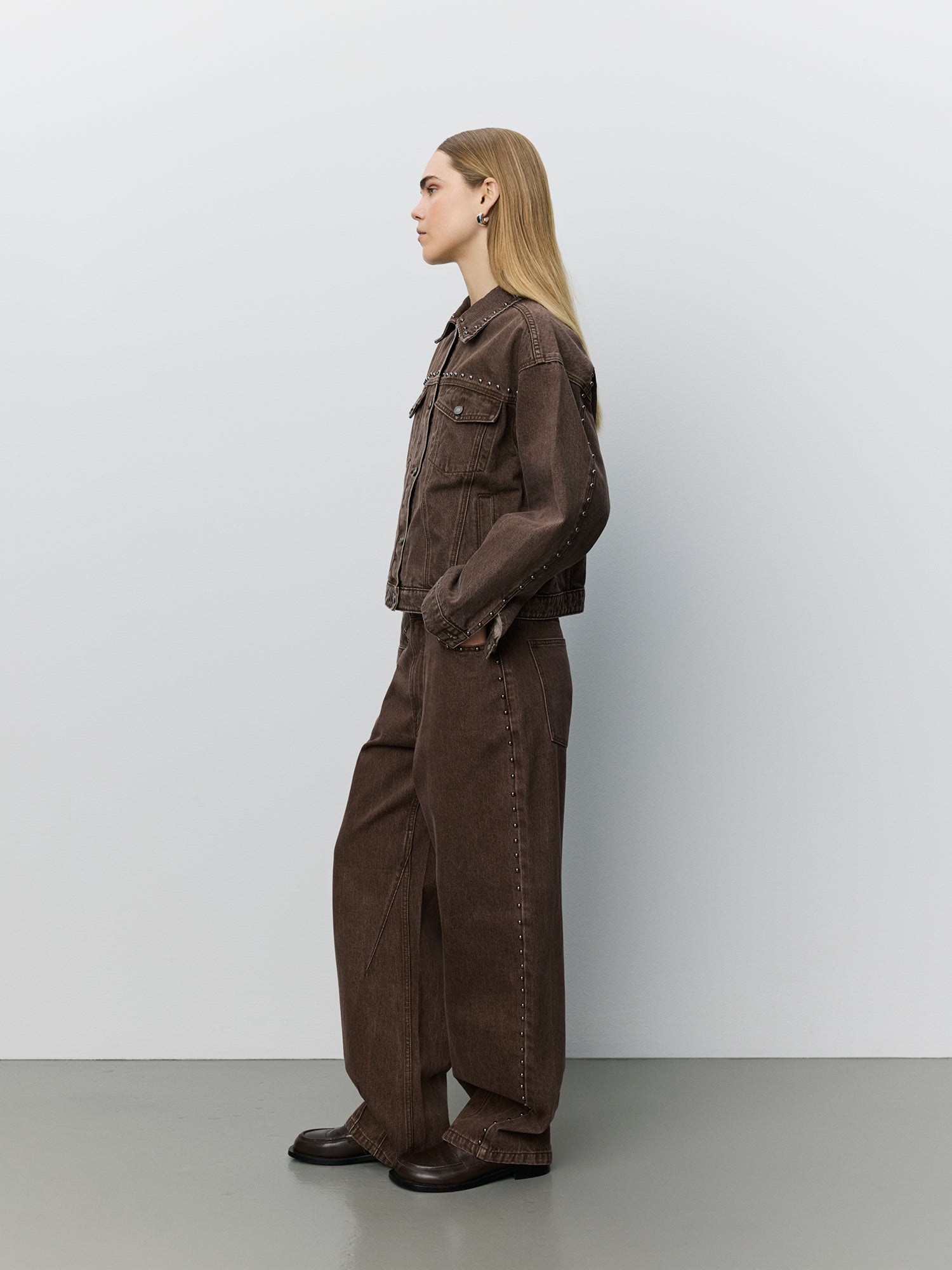 Sofie Schnoor WOMEN AUDRISW DENIMJAKKE Jakke 9099 Middle Brown
