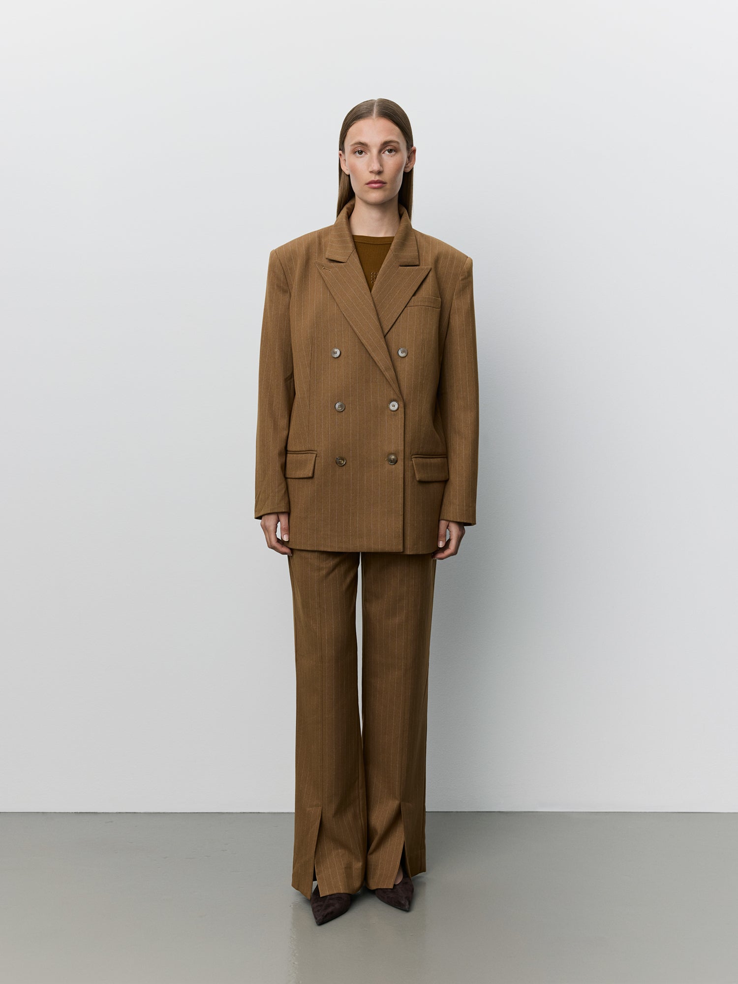Sofie Schnoor WOMEN AVIANASW OVERSIZED BLAZER Blazer 7164 Maple Brown