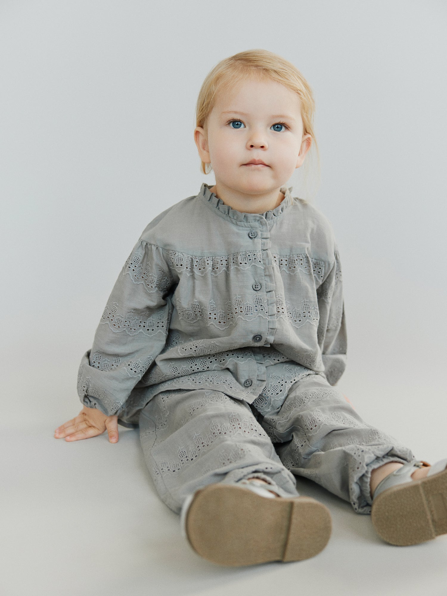 Sofie Schnoor KIDS AylinKB Skjorte Skjorte 8052 Stone Grey