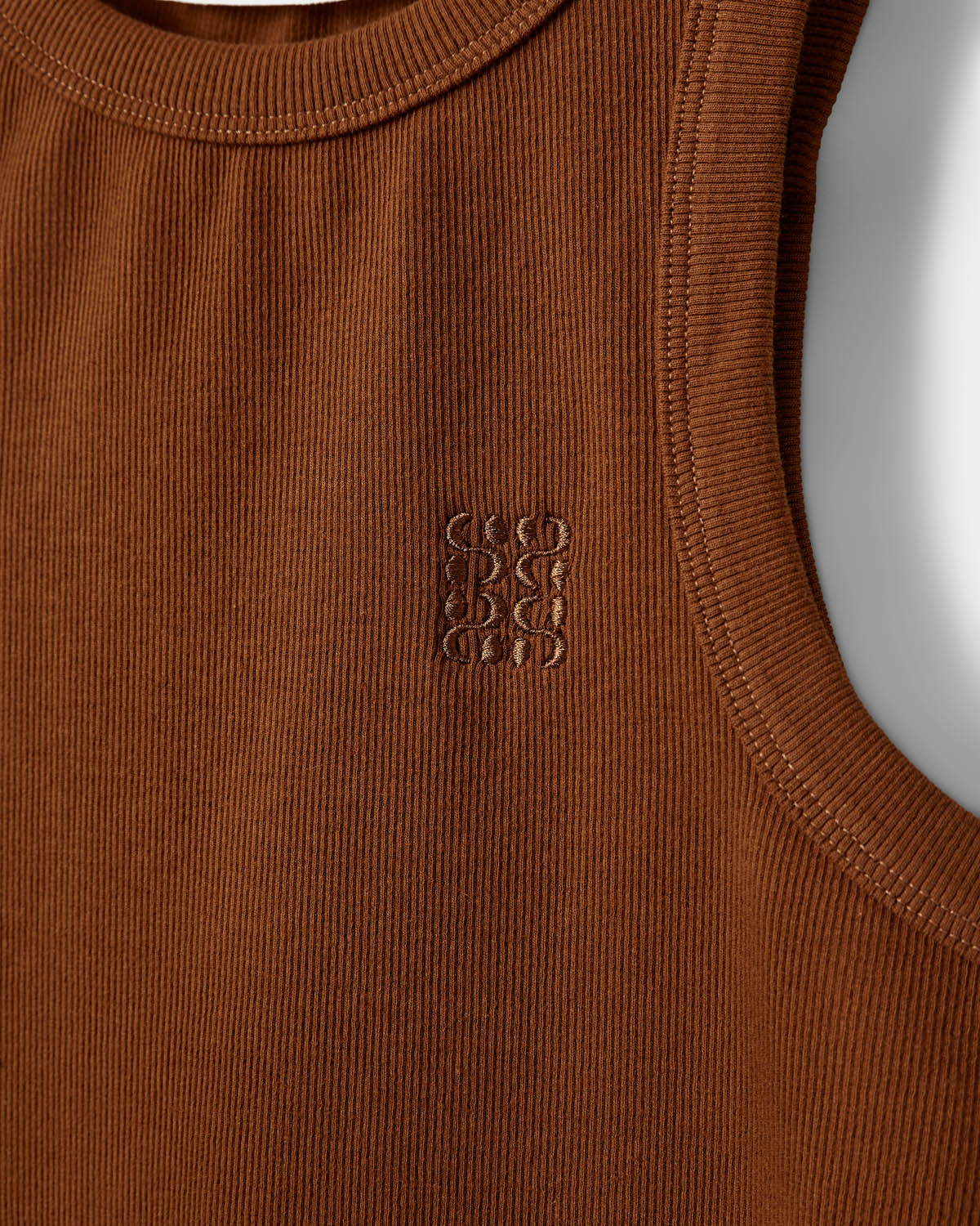 Sofie Schnoor WOMEN BECASW RIB TANK TOP Top 7164 Maple Brown
