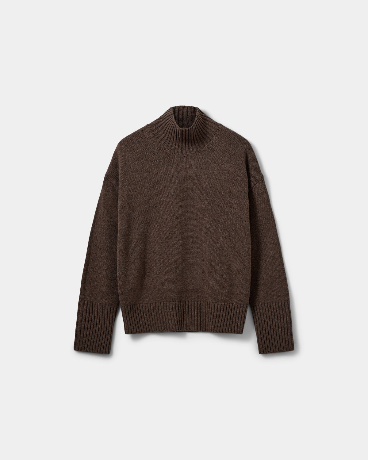Sofie Schnoor WOMEN BRONWENSW FUNNEL NECK KNIT SWEATER Sweater 7025 Dark brown