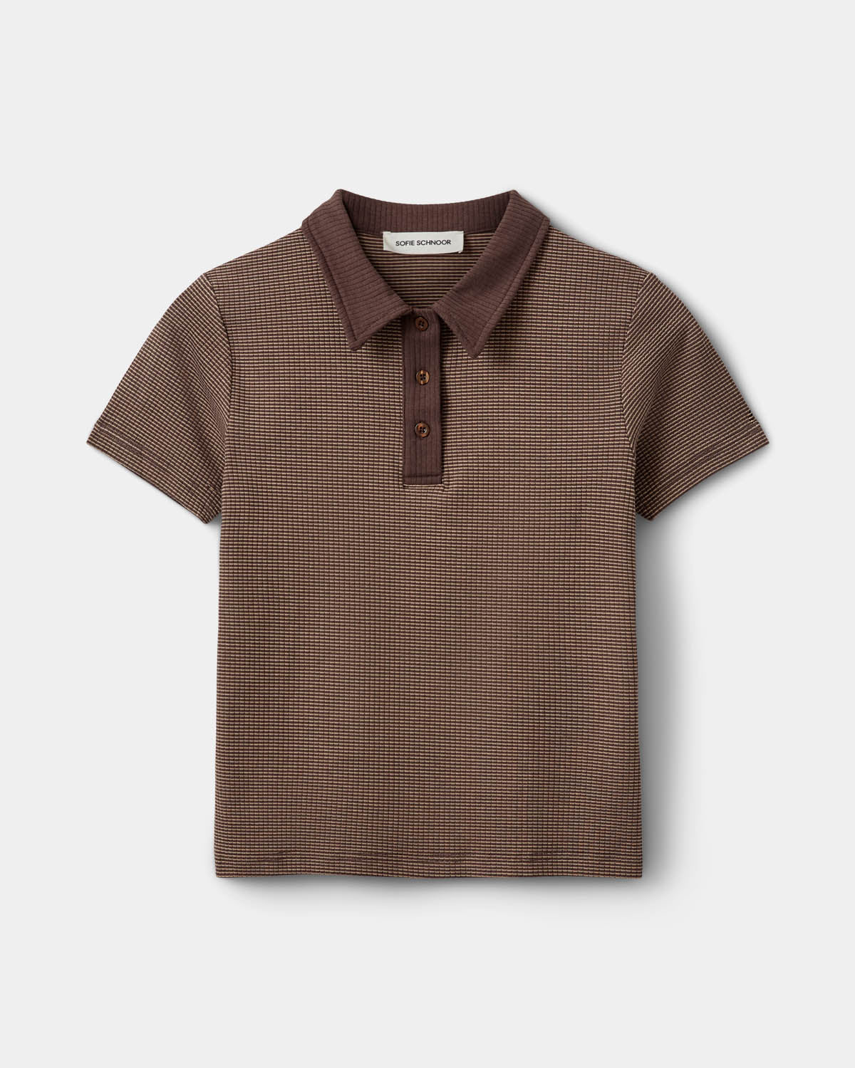 Sofie Schnoor WOMEN CALISTASW POLO T-SHIRT T-shirt 7113 Brown Striped