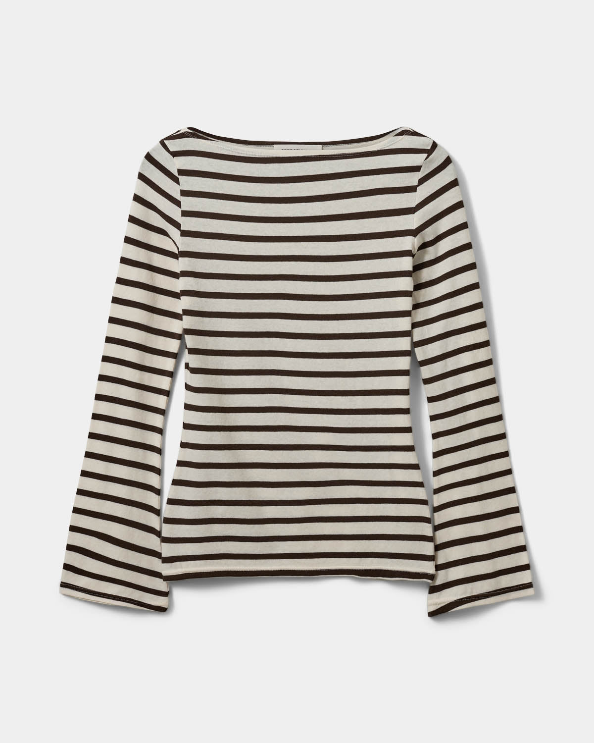 Sofie Schnoor WOMEN CECESW LANGÆRMET T-SHIRT T-shirt lang ærmet 7113 Brown Striped