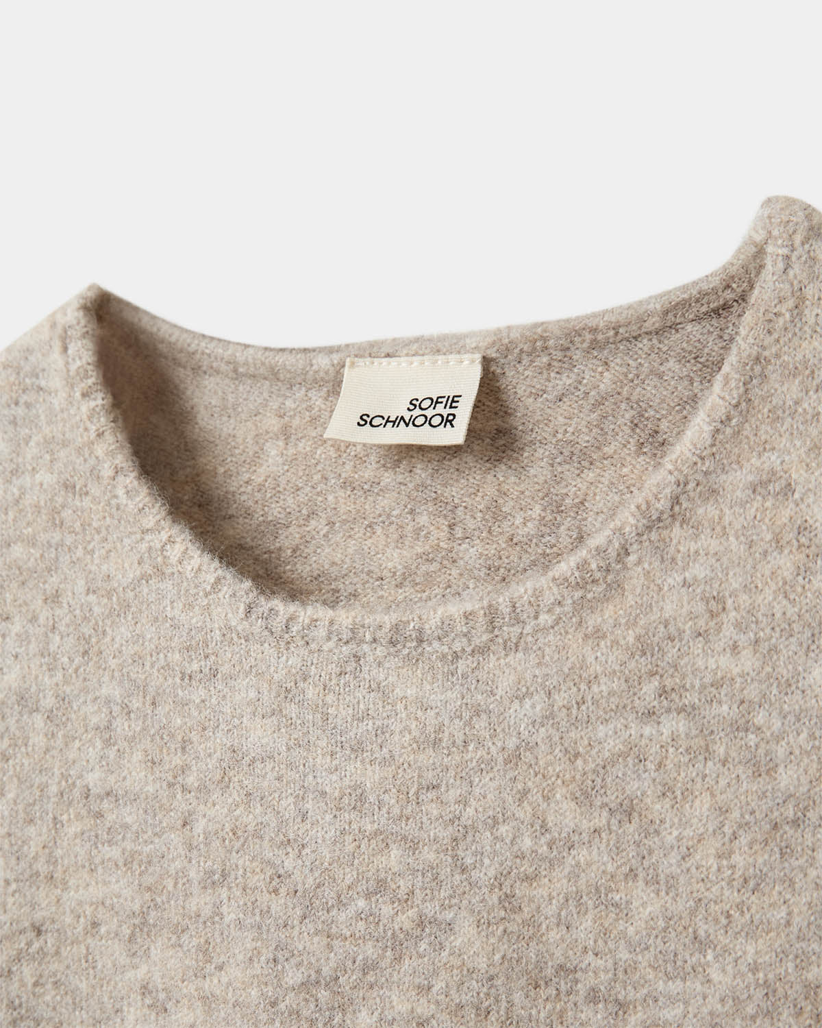 Sofie Schnoor YOUNG CERINSY STRIK Bluse 7131 Beige Melange
