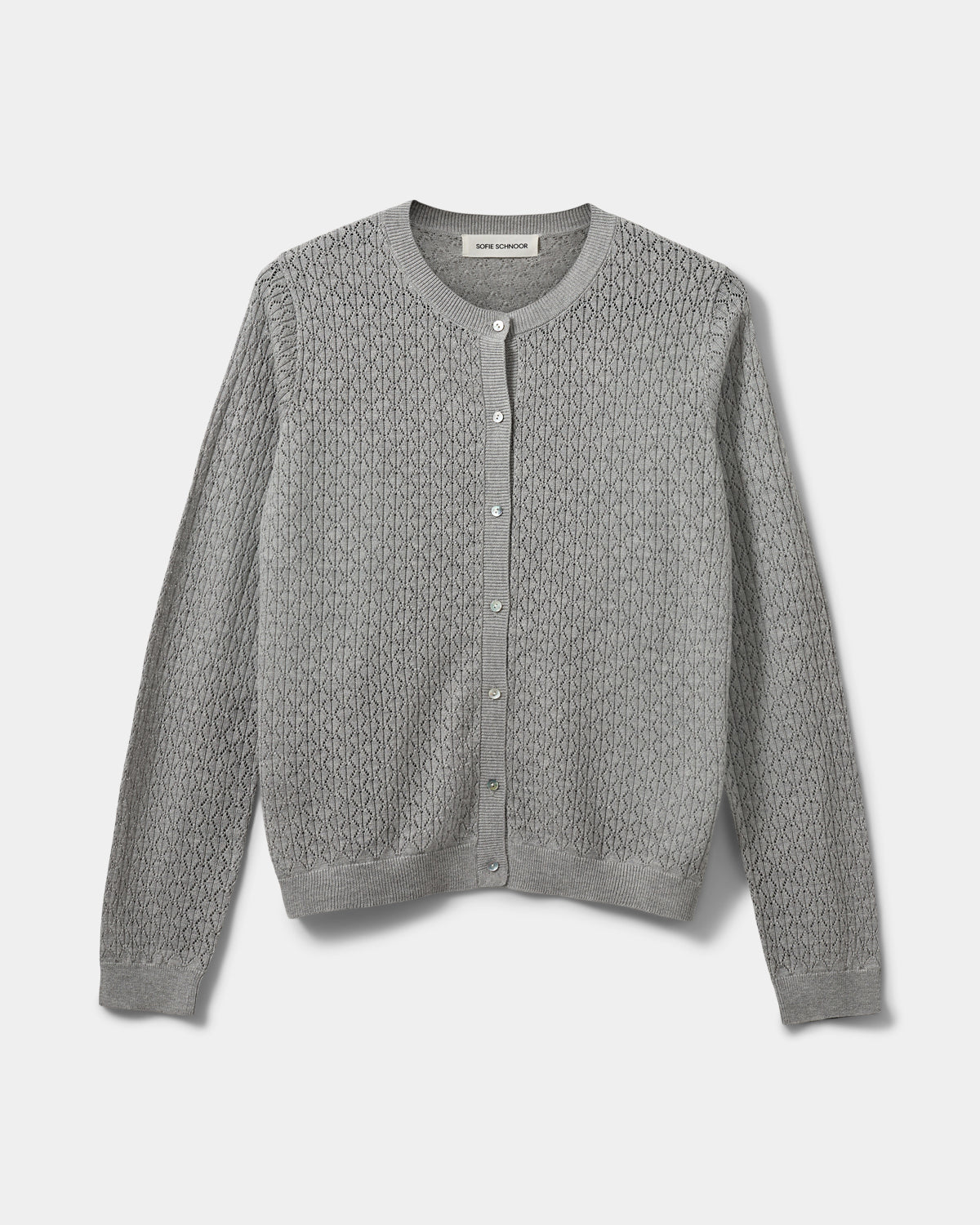 Sofie Schnoor WOMEN CISSESW CARDIGAN Cardigan 8010 Grey melange