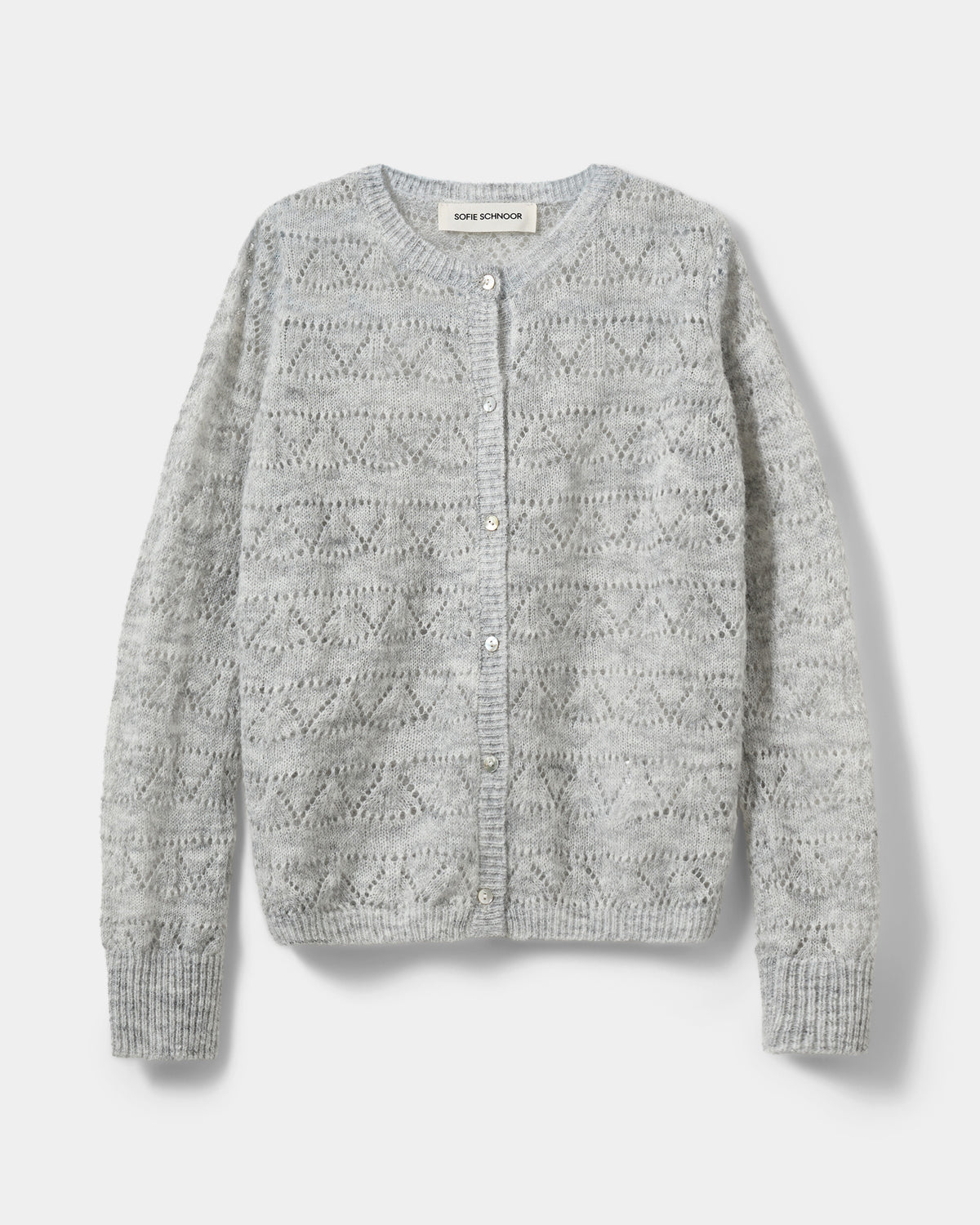 Sofie Schnoor YOUNG CISSESY CARDIGAN Cardigan 8000 Grey Melange