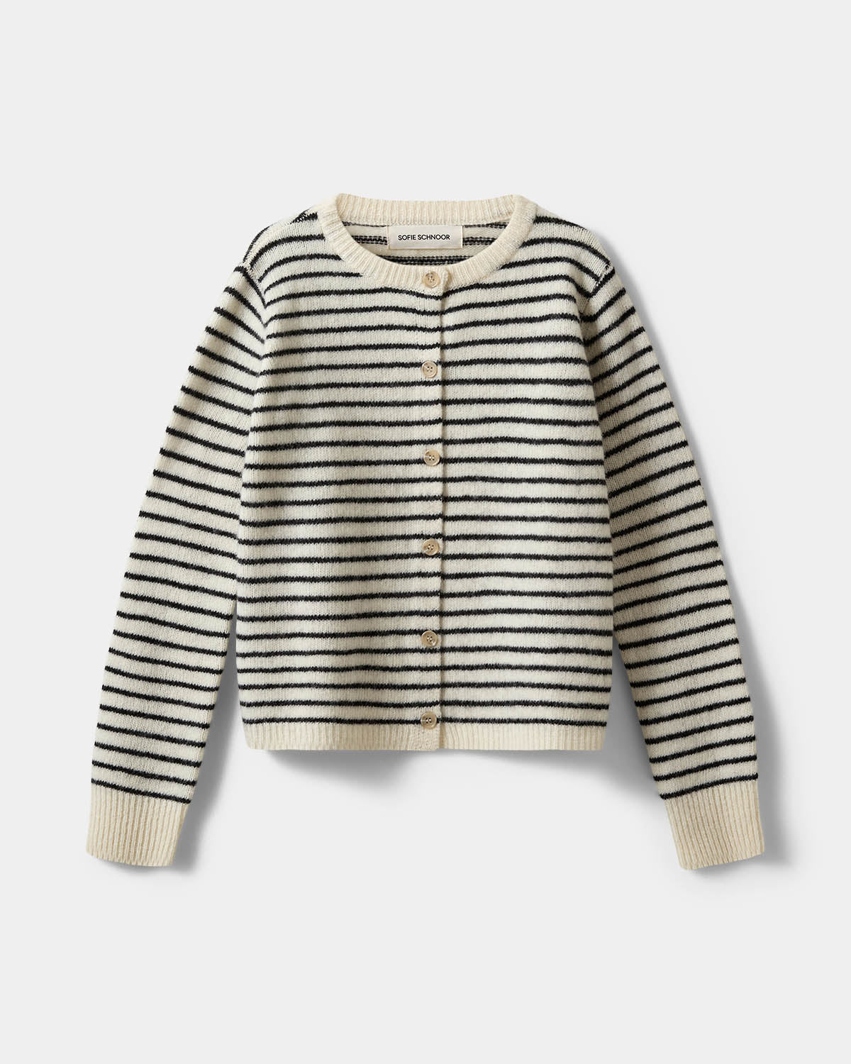 Sofie Schnoor YOUNG CISSESY CARDIGAN Cardigan 0140 Off White Striped
