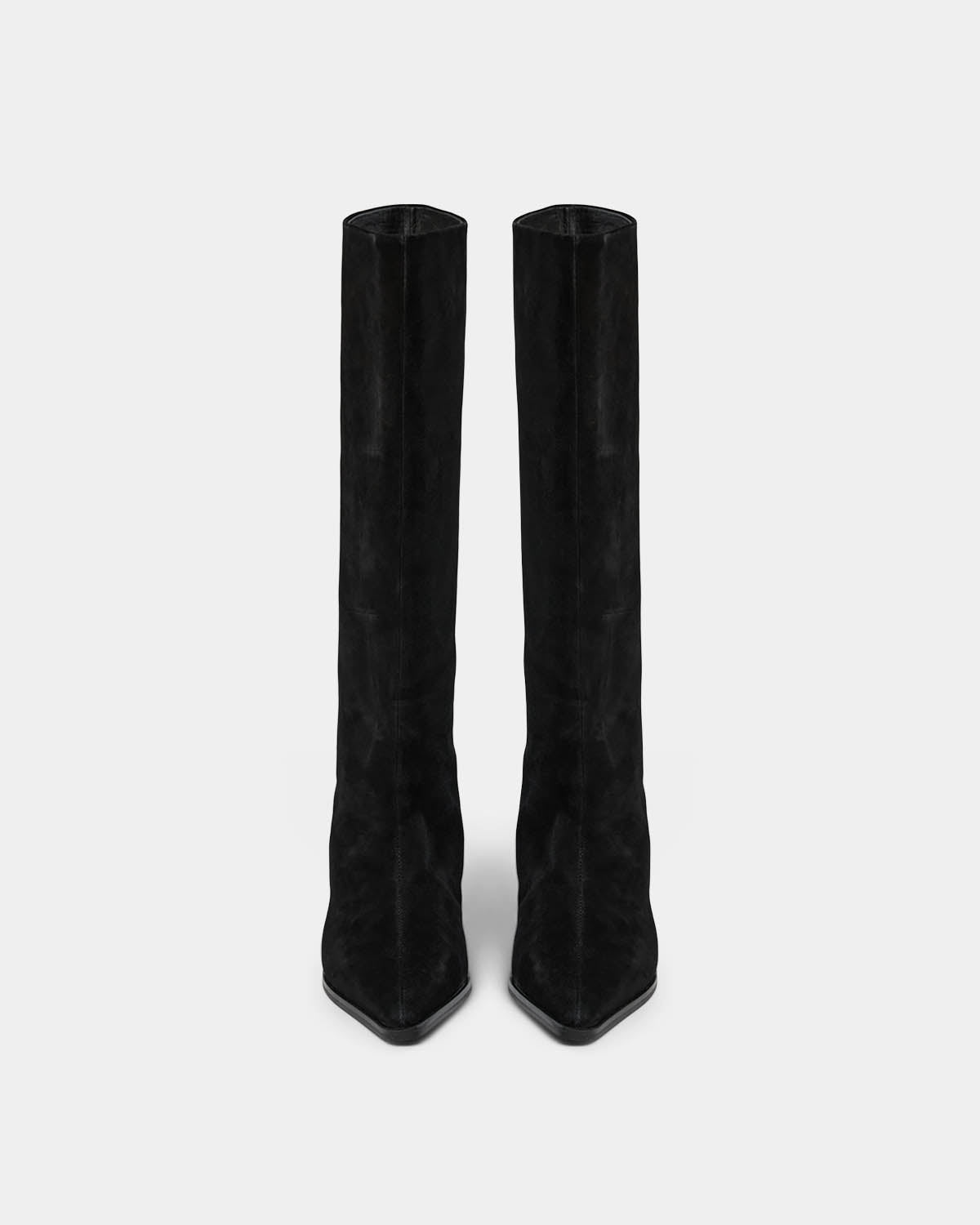 Sofie Schnoor WOMEN DORASW LEATHER KNEE BOOT Støvle 1000 Black