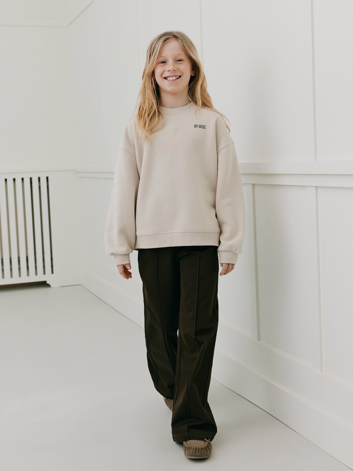 Sofie Schnoor YOUNG ELINSY SWEATSHIRT Sweatshirt 7146 Fog