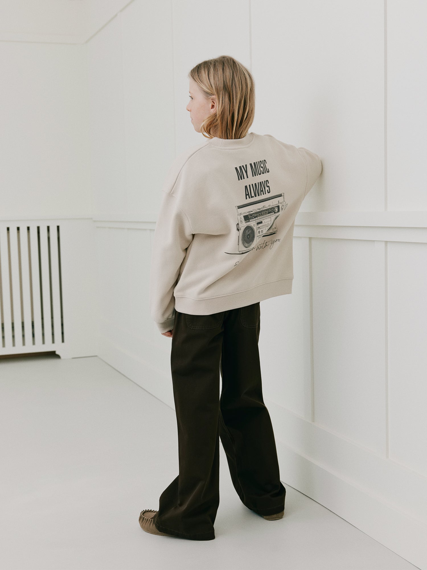 Sofie Schnoor YOUNG ELINSY SWEATSHIRT Sweatshirt 7146 Fog