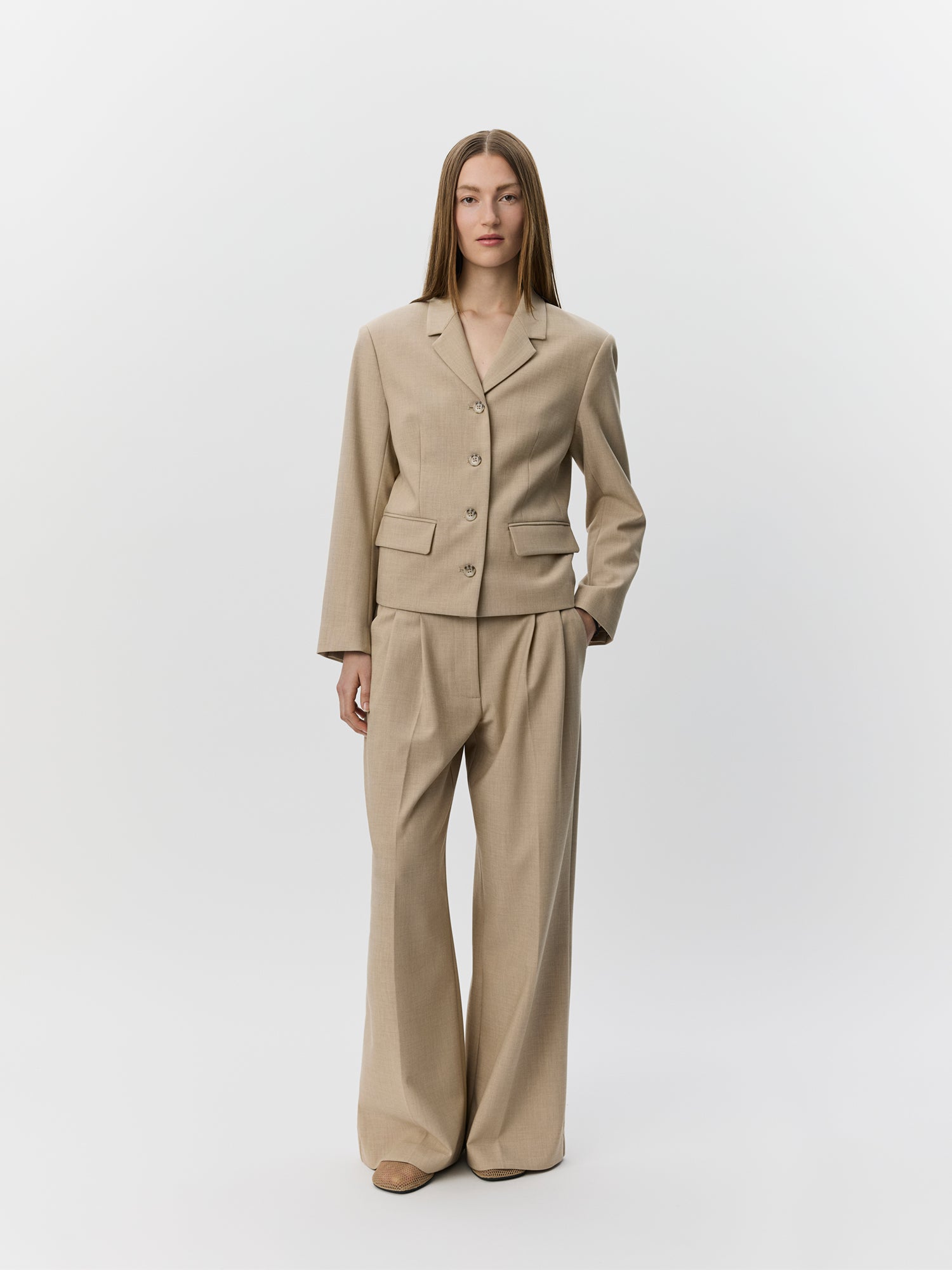 Sofie Schnoor WOMEN ELLYSW KORT BLAZER Blazer 7105 Light Sand