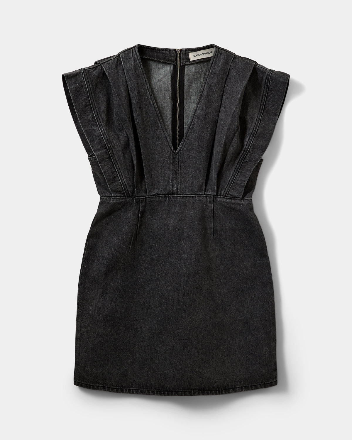 Sofie Schnoor WOMEN ENYASW MIDI DENIM KJOLE Kjole 1024 Black washed Denim