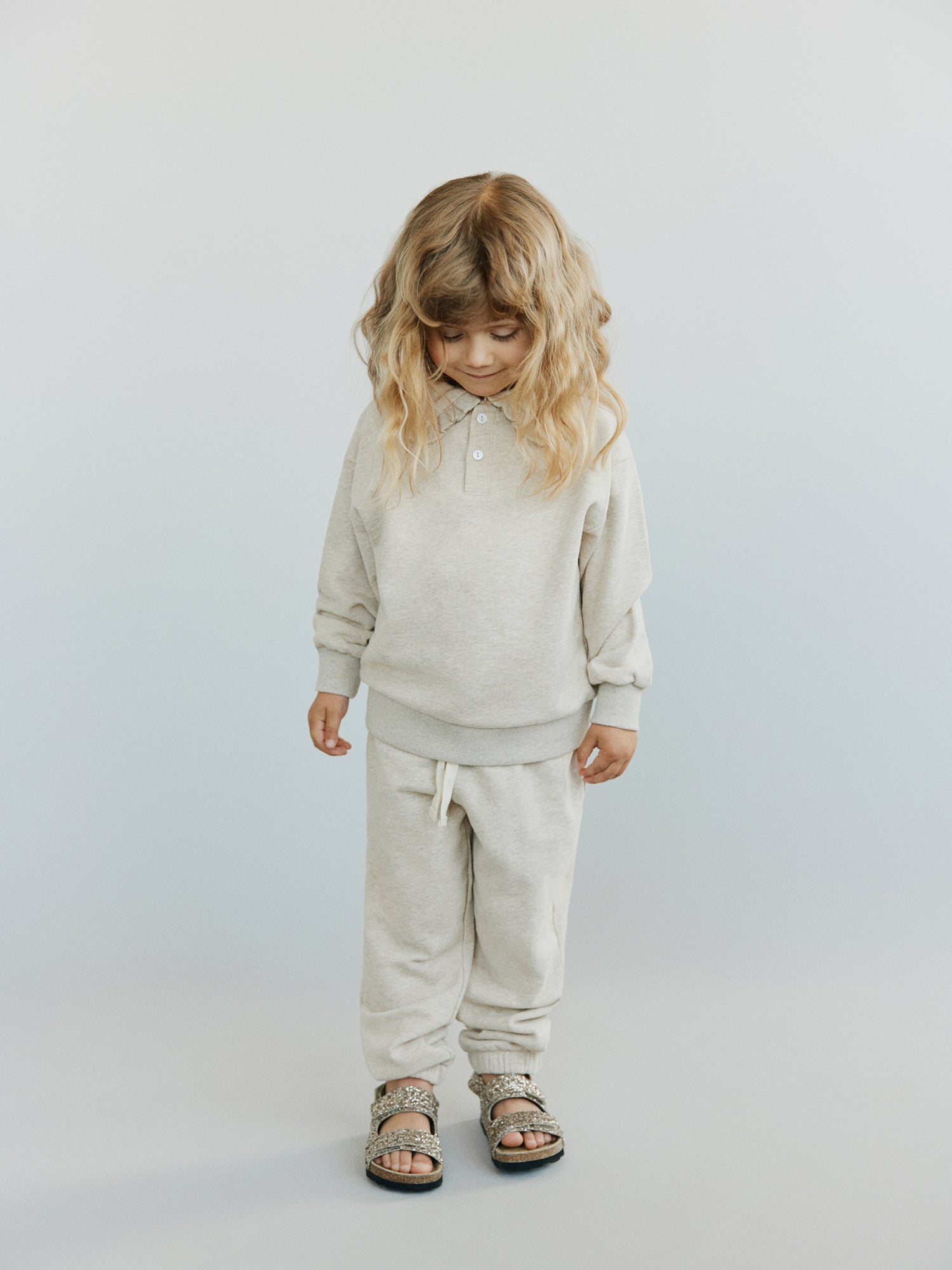 Sofie Schnoor KIDS ElisKB Sweatshirt Sweatshirt 7131 Beige Melange