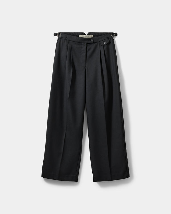 Sofie Schnoor WOMEN ICON 012 - FAROASW WIDE LEG SUITING TROUSERS Buks 1000 Black