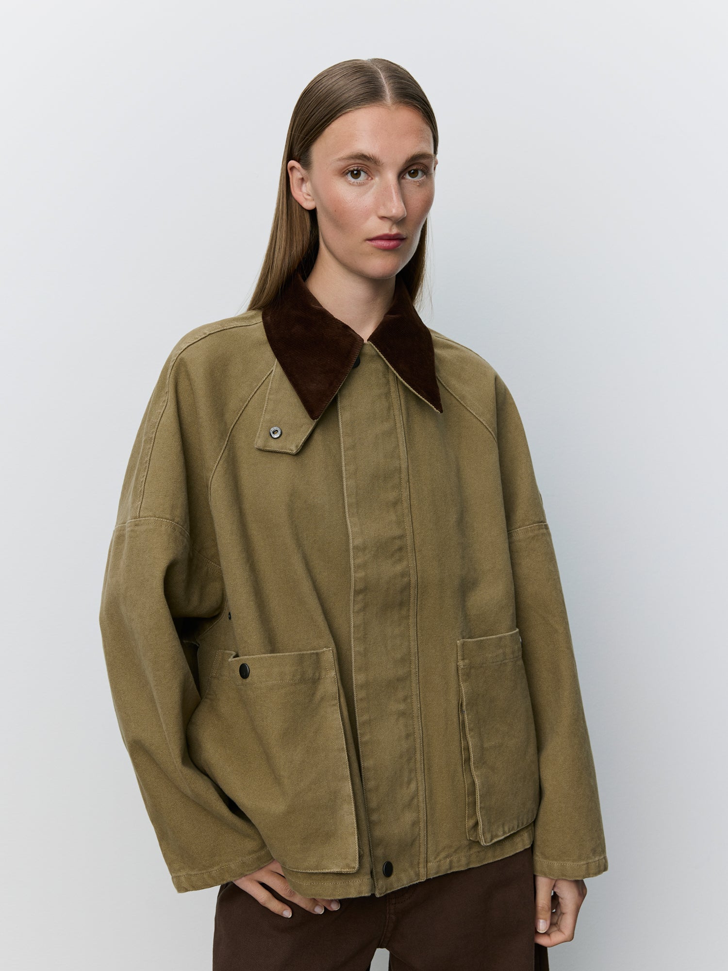 Sofie Schnoor WOMEN FRANCOSW OVERSIZED JAKKE Jakke 7030 Khaki