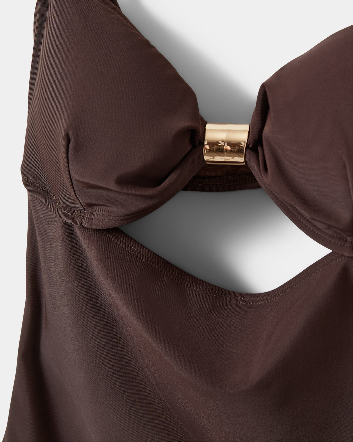Sofie Schnoor WOMEN GALIASW BADEDRAGT MED GULD SPÆNDE Badedragt 7162 Intense Brown