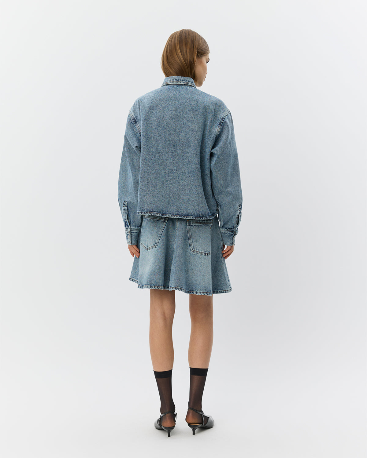 Sofie Schnoor WOMEN INDIGOSW KORT DENIM NEDERDEL Nederdel 5036 Blue