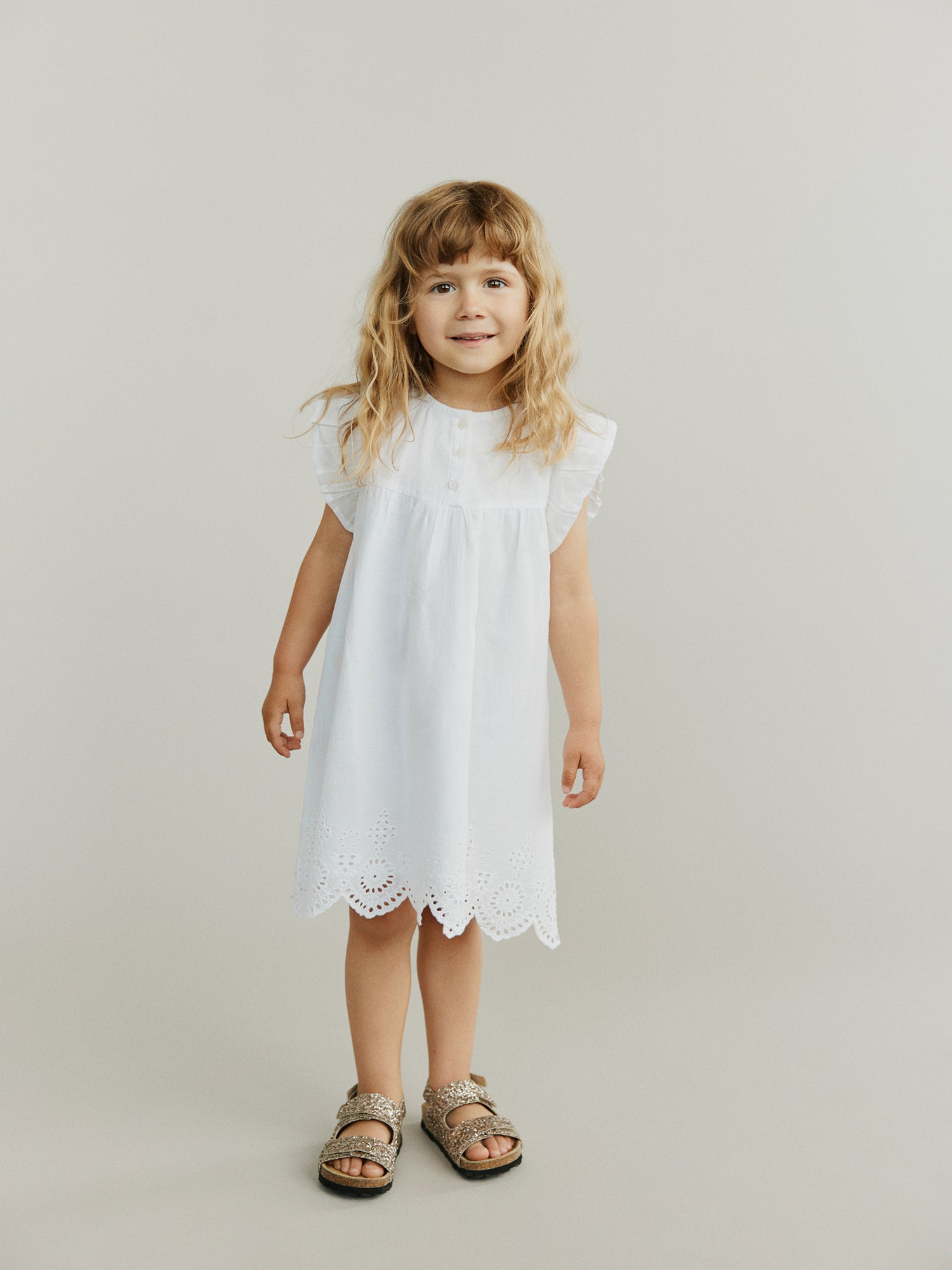Sofie Schnoor KIDS IvaloKB Kjole Kjole 0124 Snow white