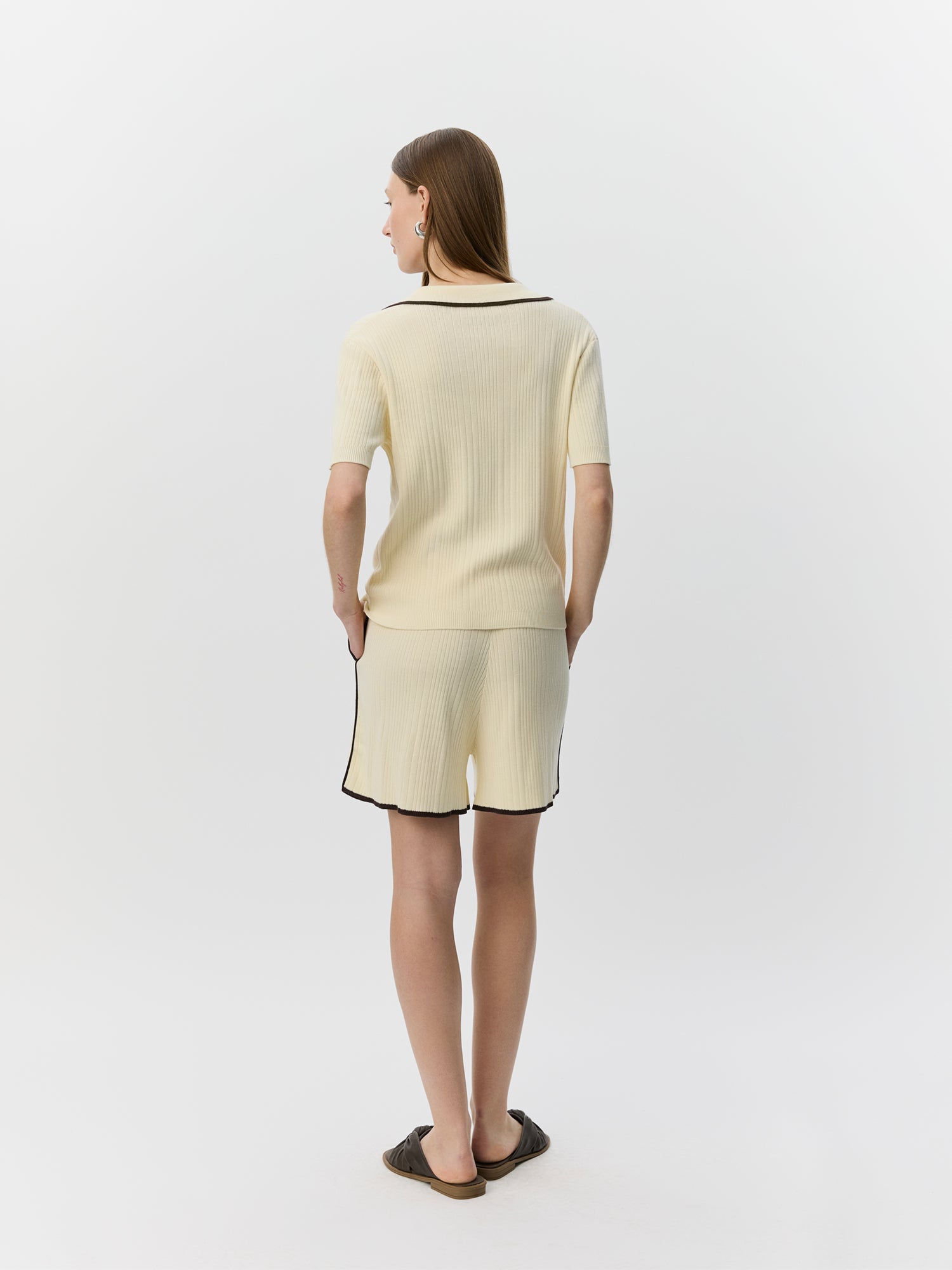 Sofie Schnoor WOMEN JAMIESW STRIK POLO Strik 0101 Off white