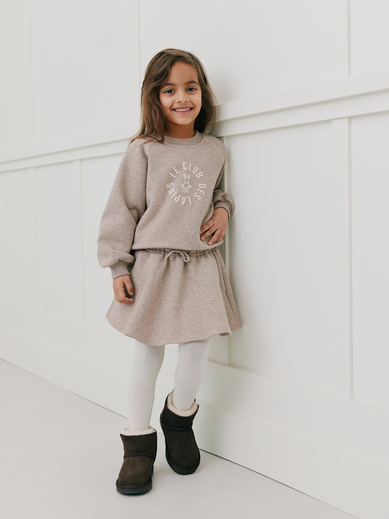 Sofie Schnoor KIDS JESSICAKB NEDERDEL Nederdel 7071 Brown melange