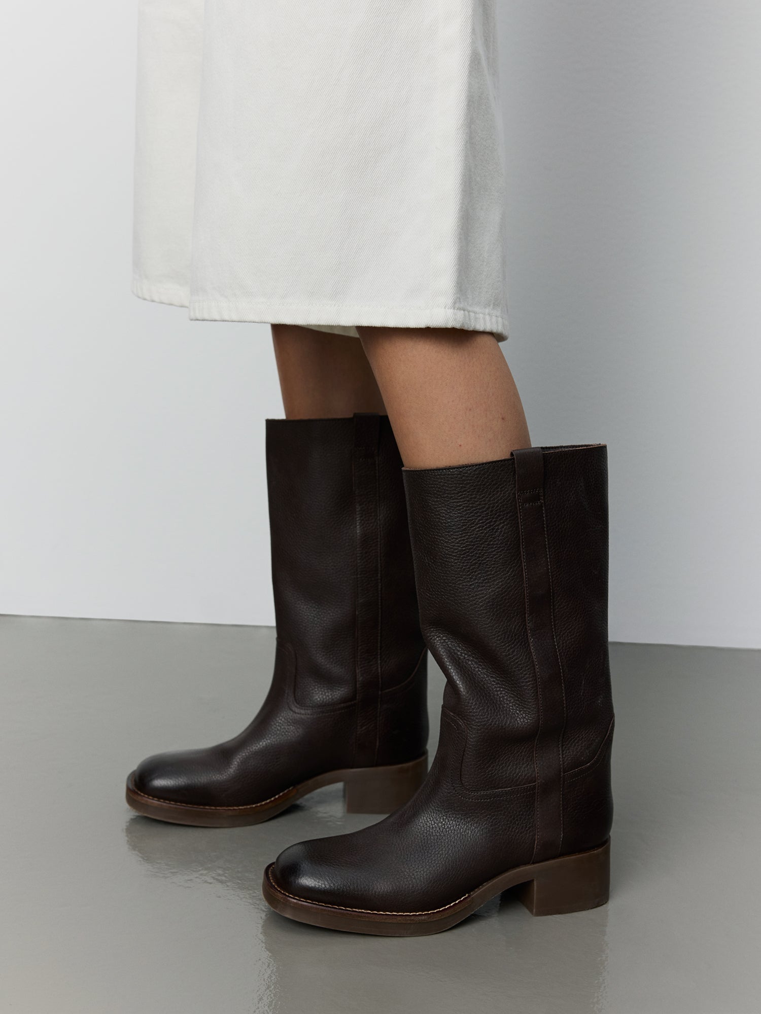 Sofie Schnoor WOMEN JOLENSW LÆDERSTØVLE Støvle 7080 Dark brown