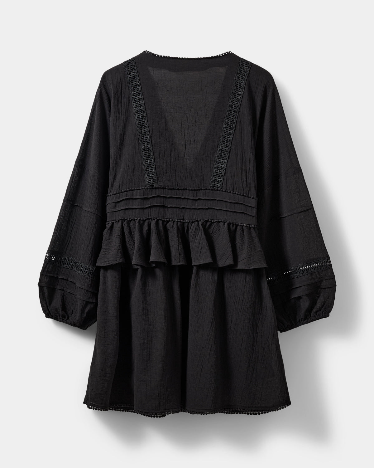 Sofie Schnoor WOMEN JOUVESW BLONDE DETALJE MIDI KJOLE Kjole 1000 Black