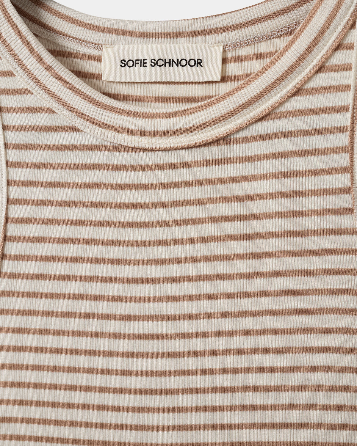 Sofie Schnoor WOMEN JULLIESW STRIBE TOP Top 7120 Beige Striped