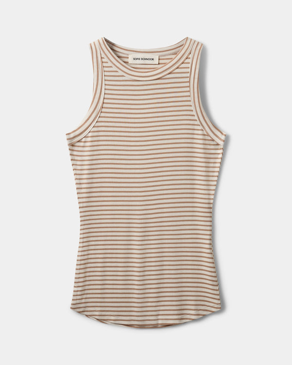 Sofie Schnoor WOMEN JULLIESW STRIBE TOP Top 7120 Beige Striped