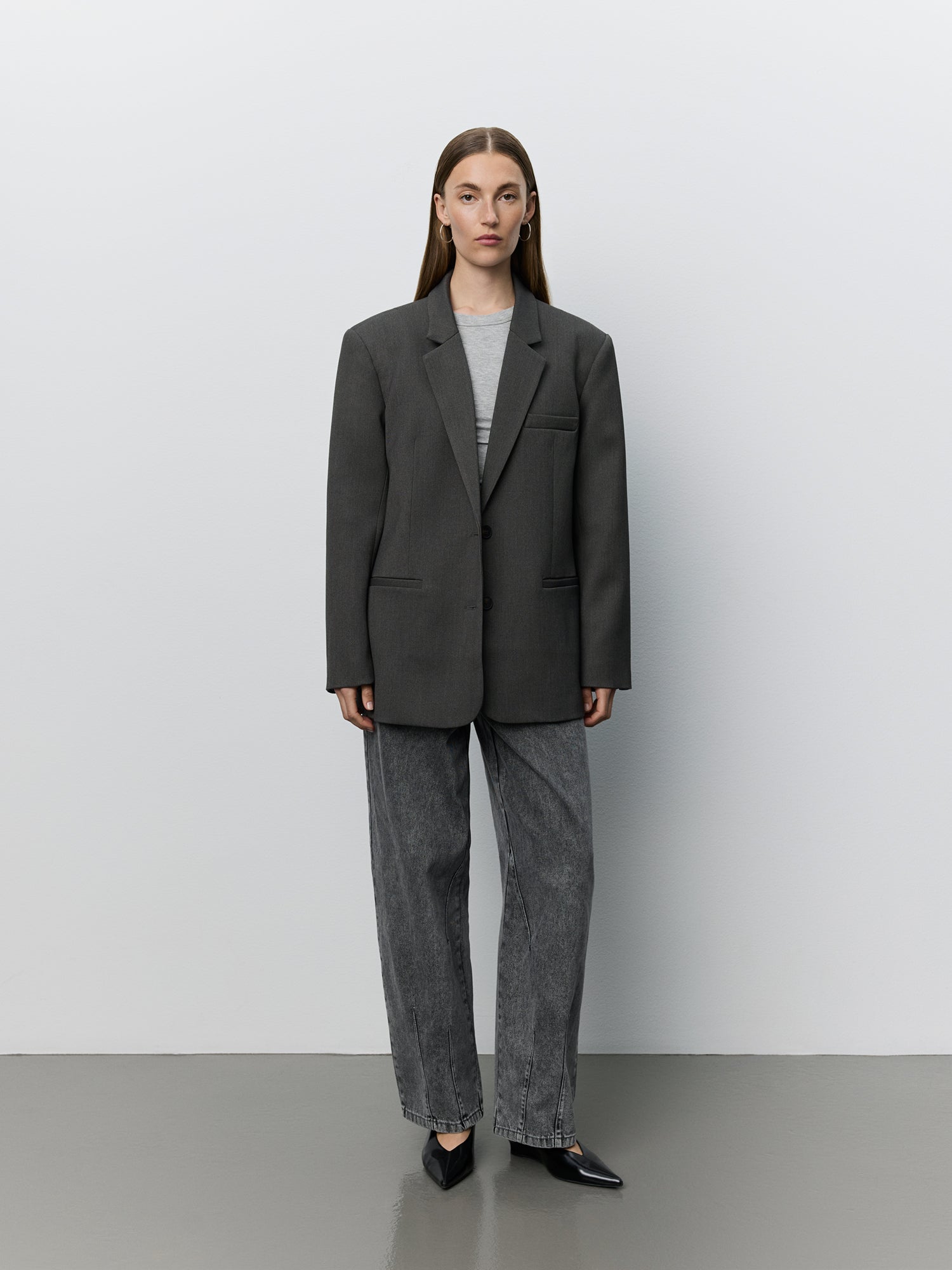 Sofie Schnoor WOMEN KAISW BLAZER Blazer 8000 Grey Melange