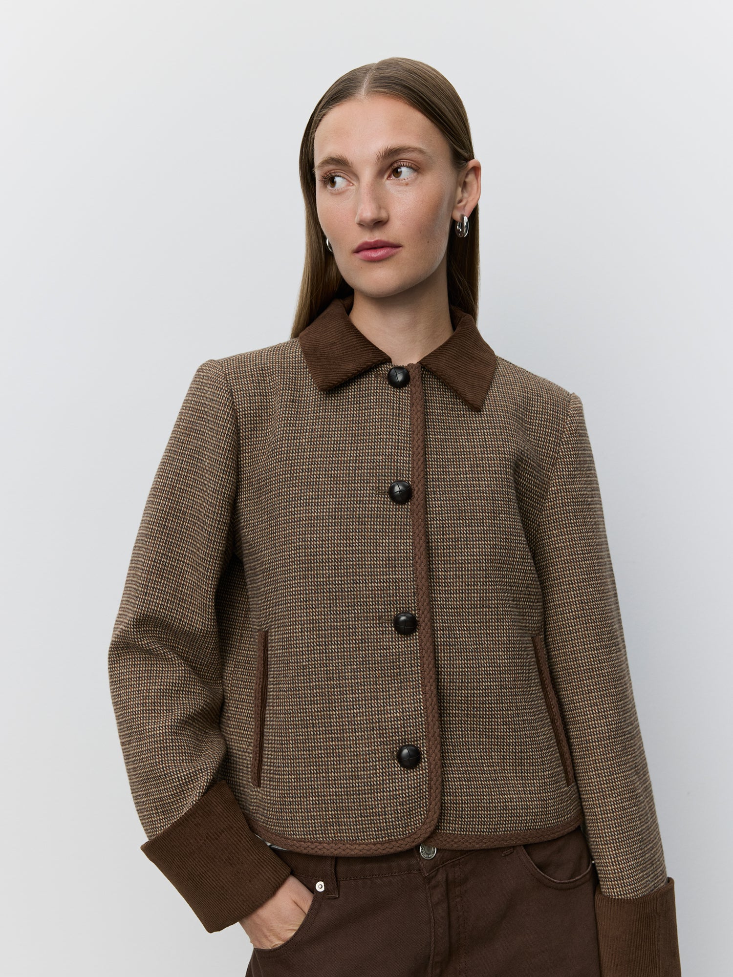 Sofie Schnoor WOMEN KAMIKKASW JAKKE Jakke 9007 Brown check