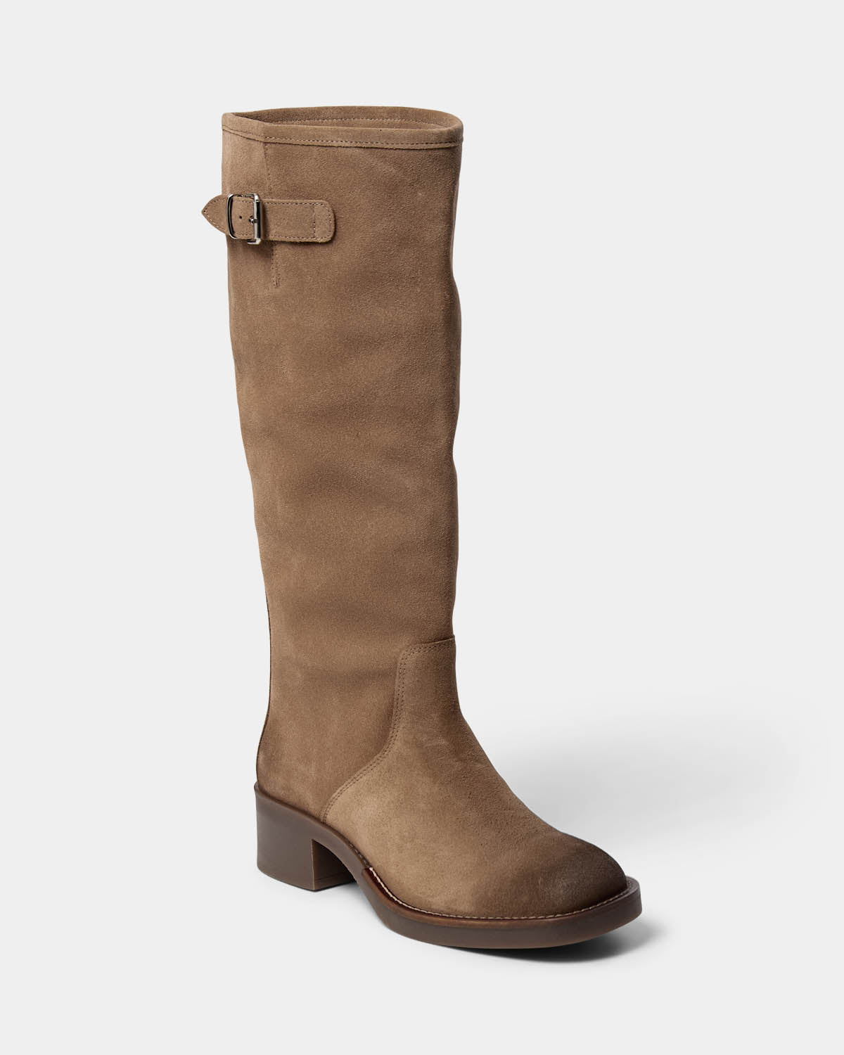 Sofie Schnoor WOMEN KNEE HIGH SUEDE BOOT Støvle 7042 Dark sand
