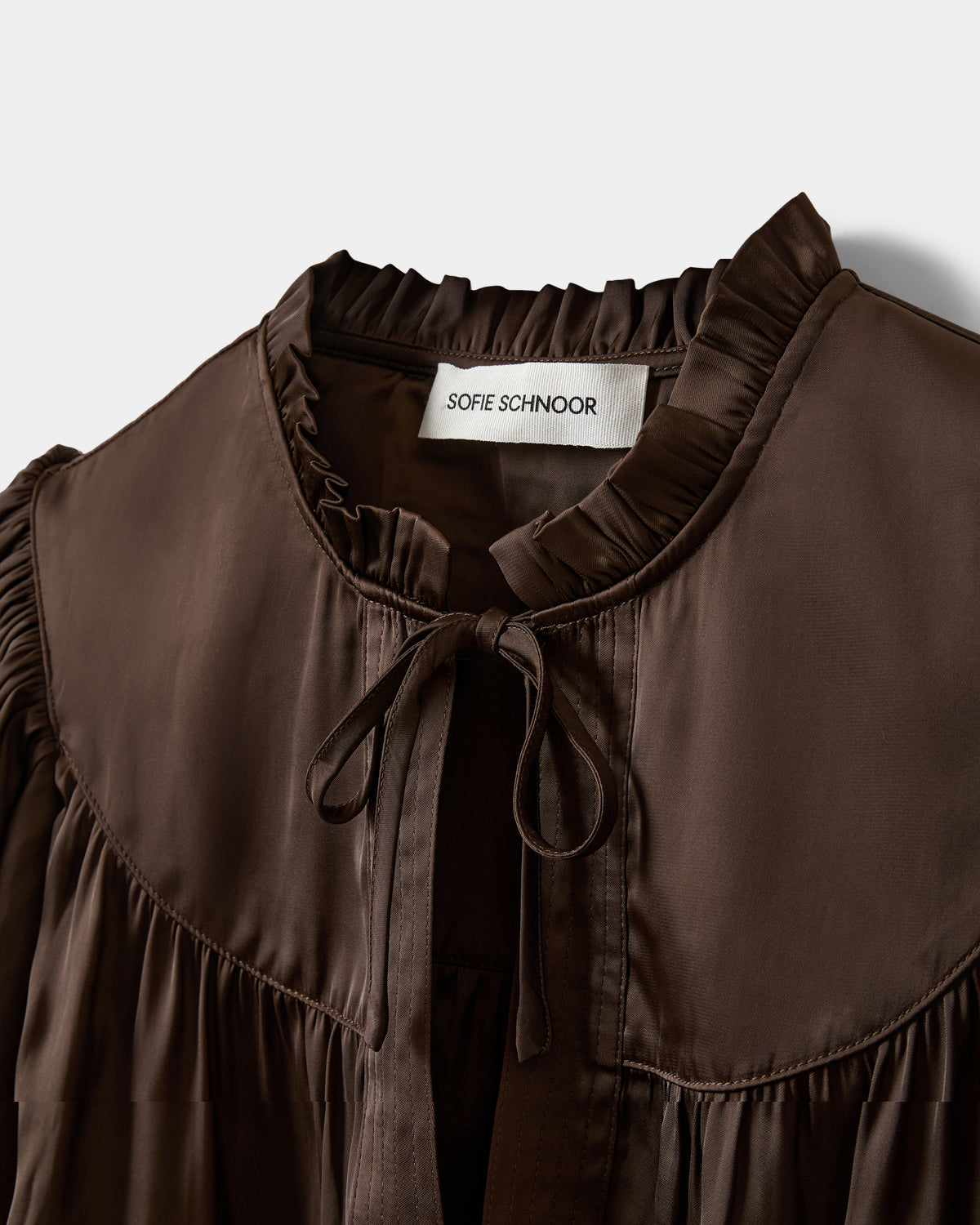 Sofie Schnoor WOMEN LALILASW FRYNSE TOP Top 7162 Intense Brown