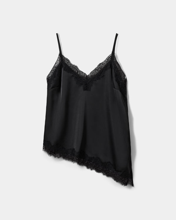 LEONASW SATIN LACE TOP