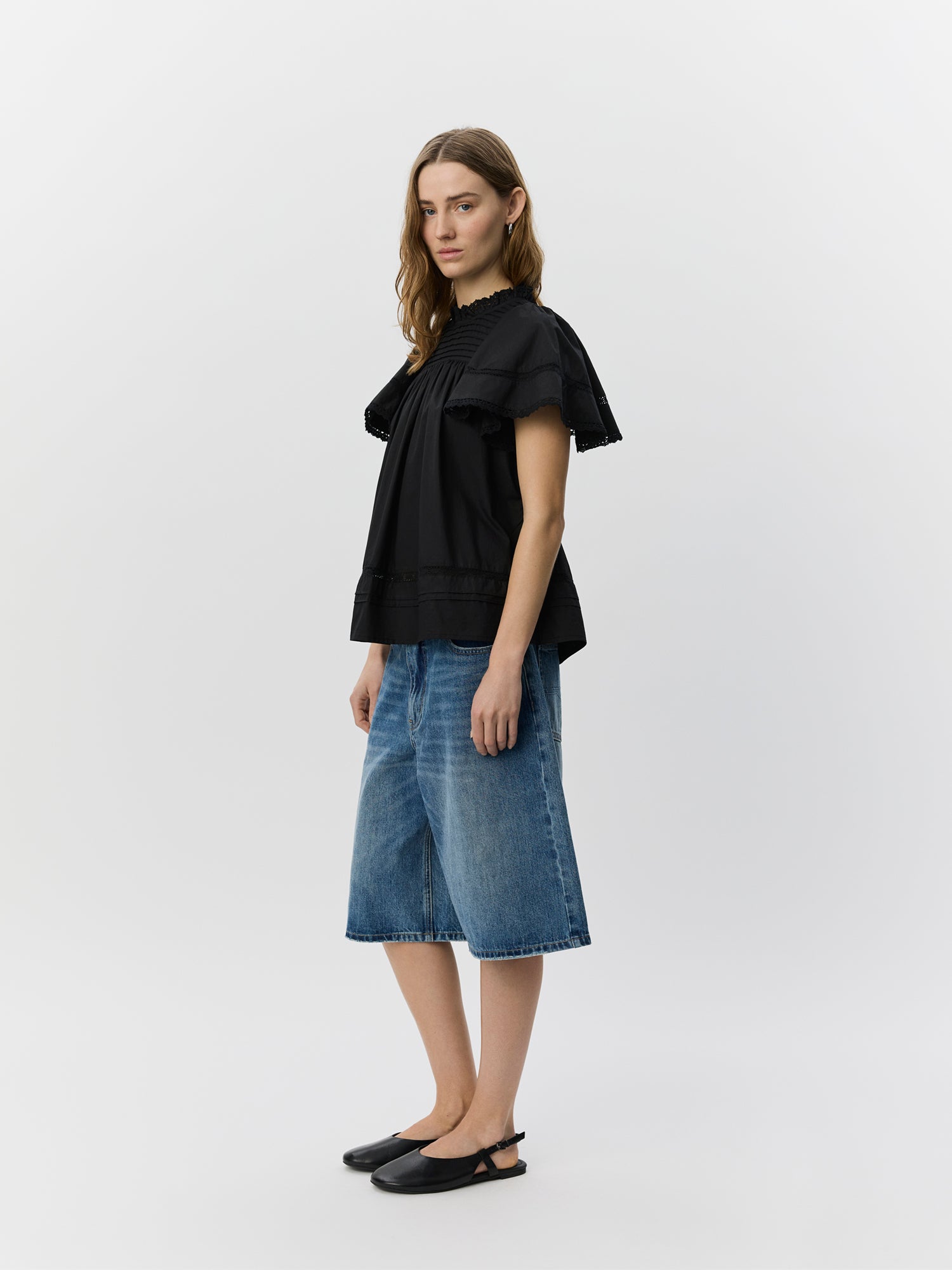 Sofie Schnoor WOMEN LILOUSW LET BOMULDSTOP Top 1000 Black