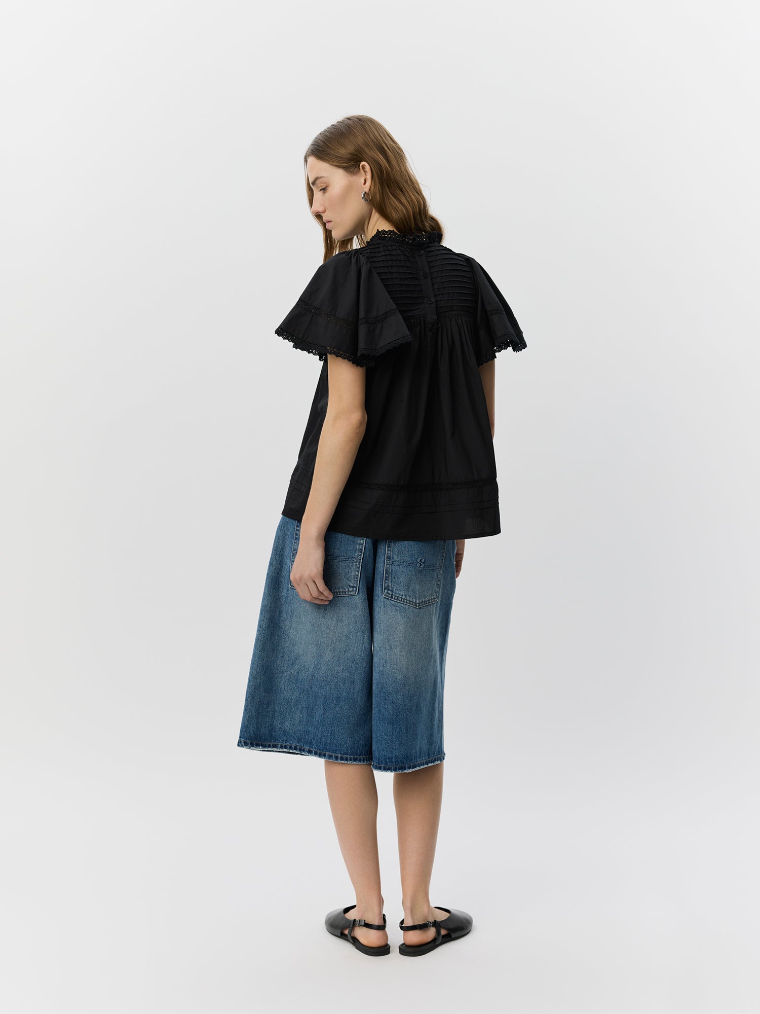 Sofie Schnoor WOMEN LILOUSW LET BOMULDSTOP Top 1000 Black